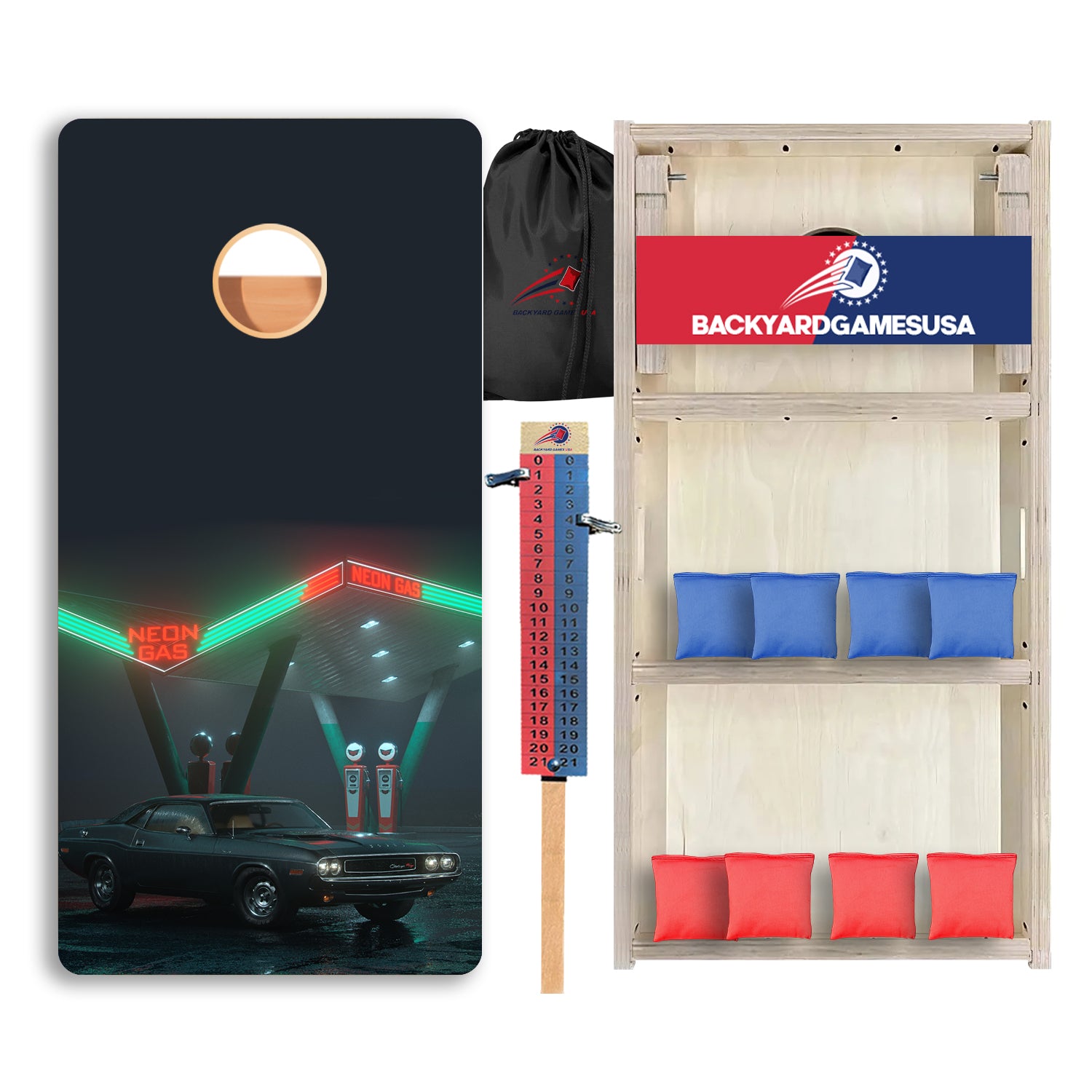 Neon Gas Professional Cornhole Boards