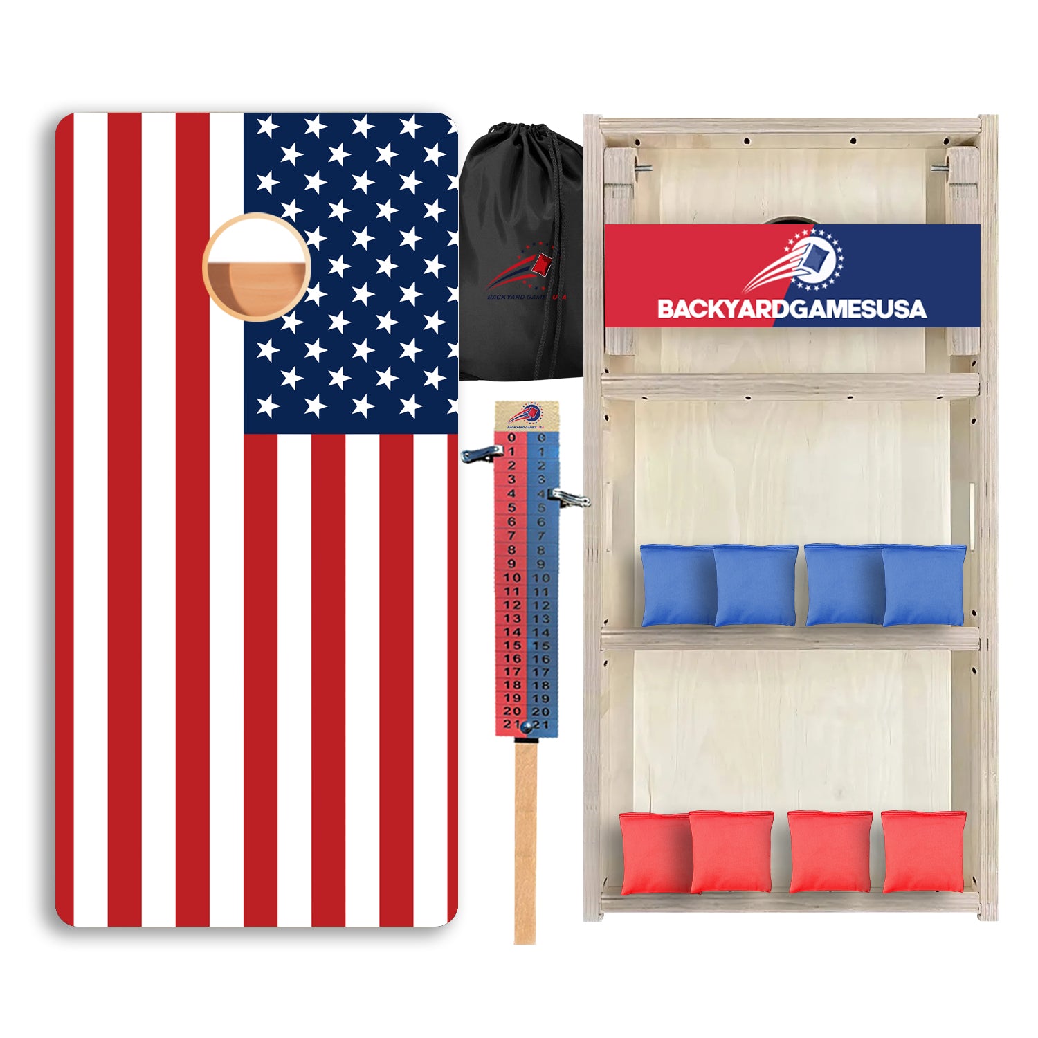 US Flag Professional Cornhole Boards