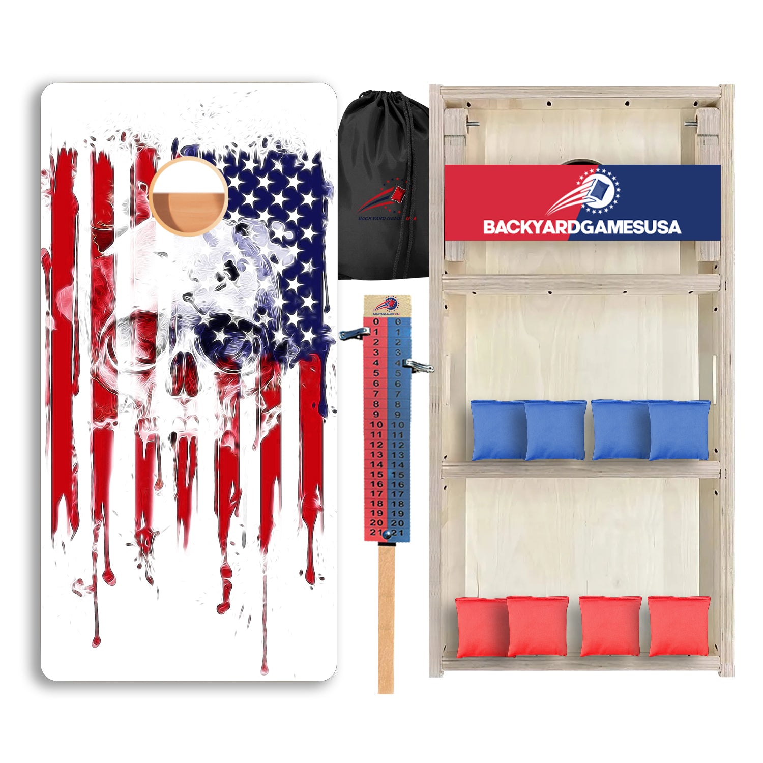 Skull Flag Professional Cornhole Boards