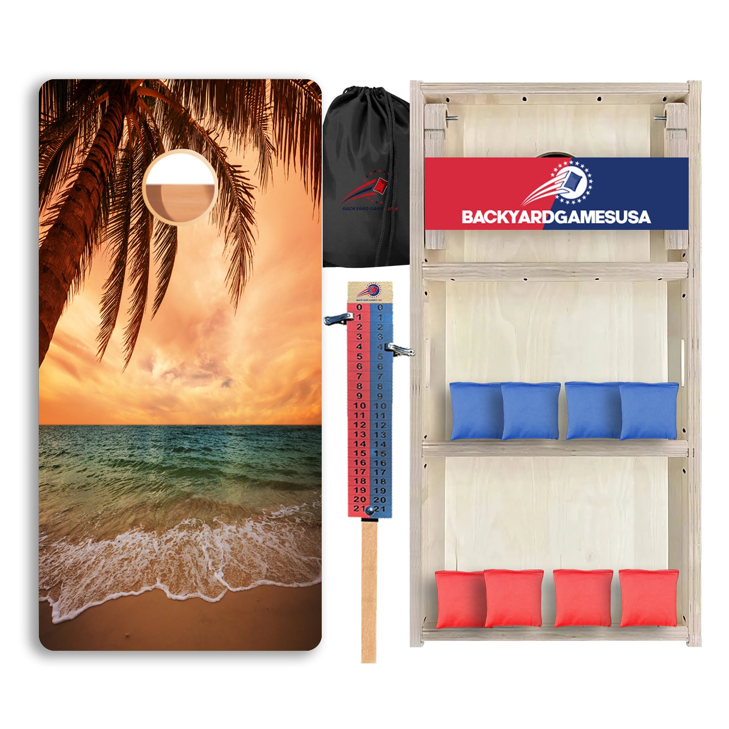 Ocean Colorful Professional Cornhole Boards