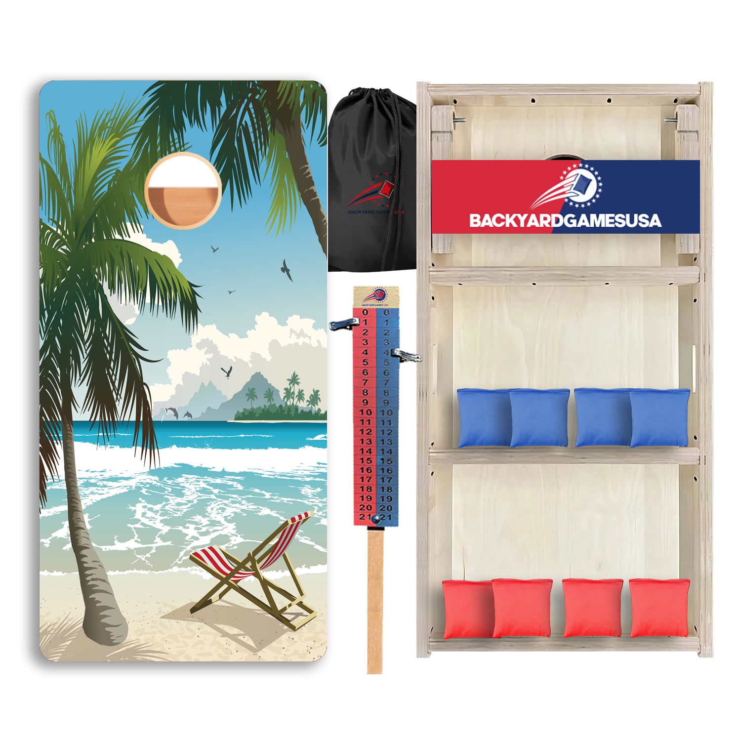 Tropical Chair Professional Cornhole Boards