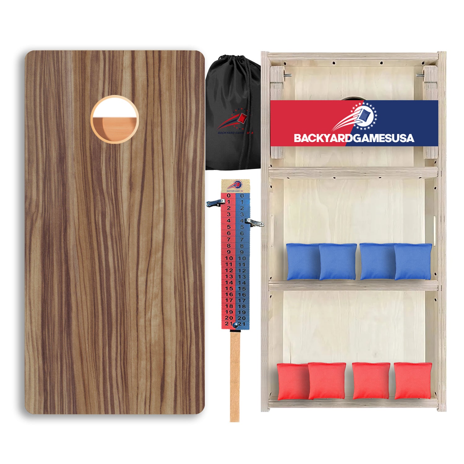 Wood Grain Wood Professional Cornhole Boards