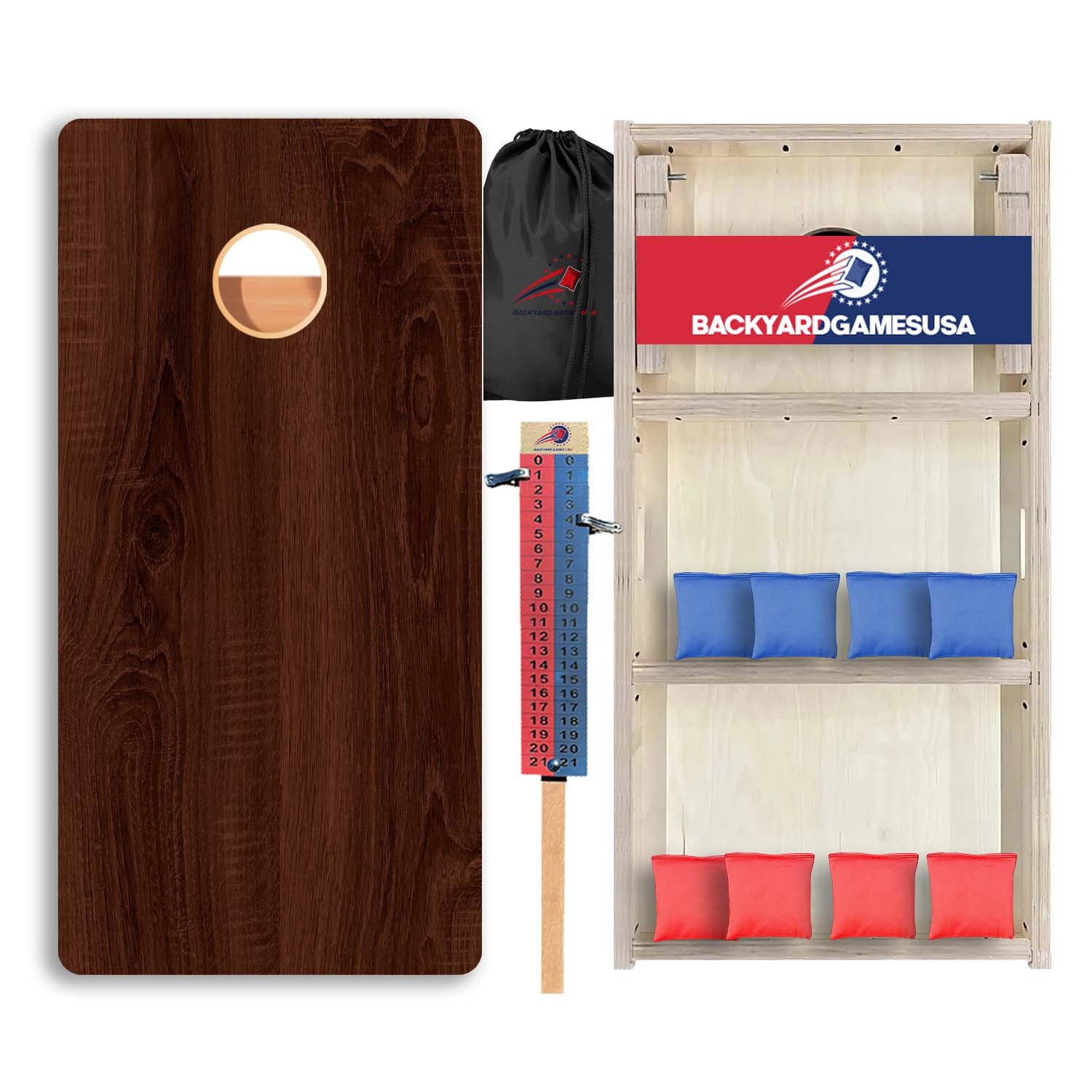 Dark Brown Professional Cornhole Boards