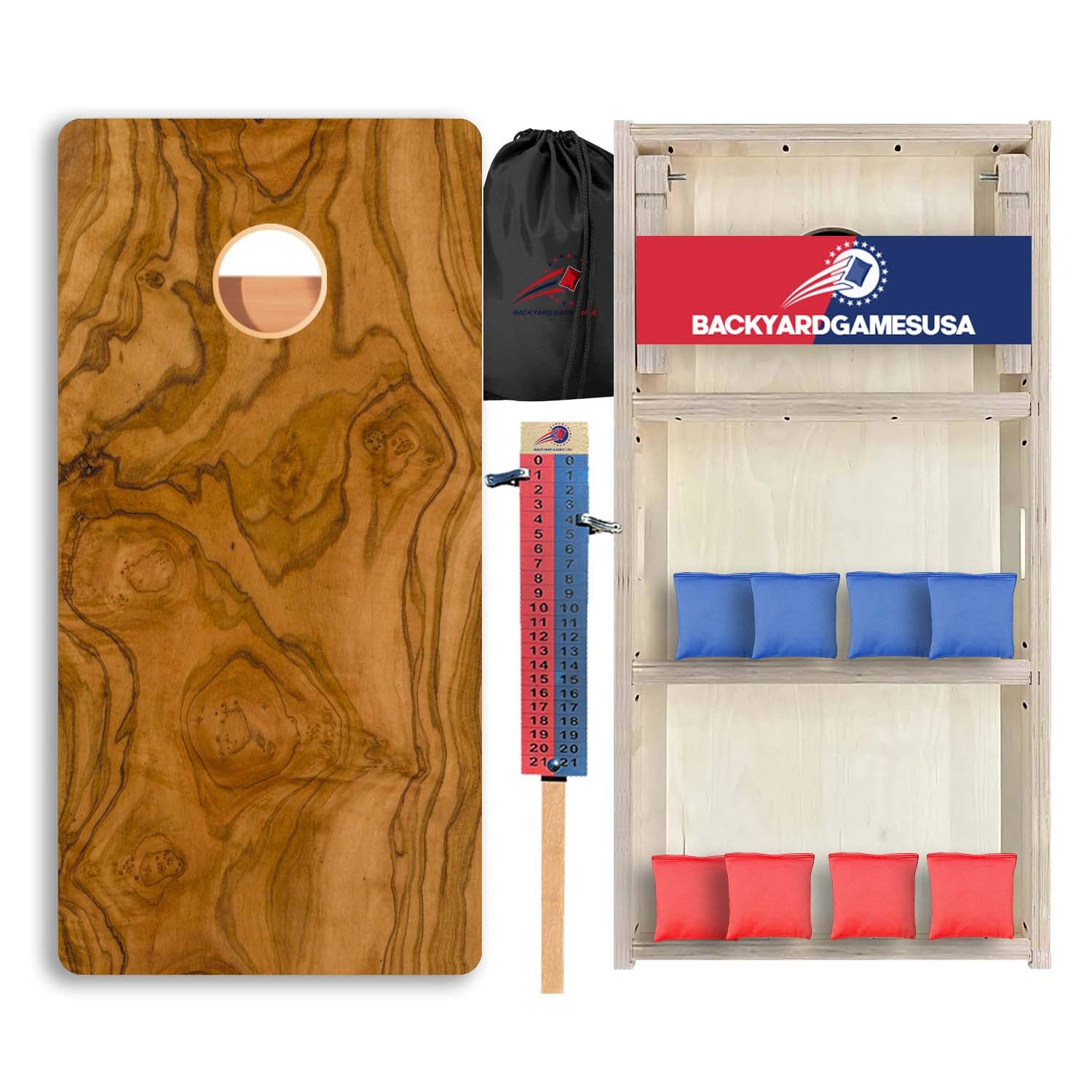 Stained Brown Professional Cornhole Boards