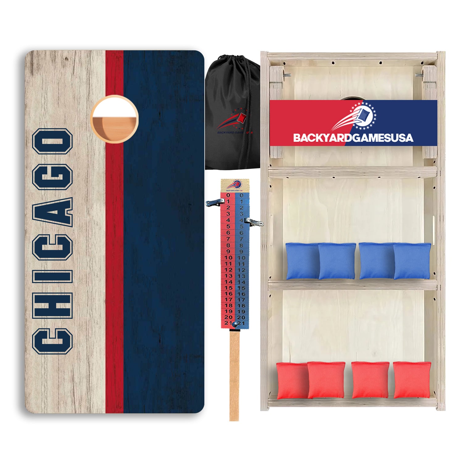 Chicago Cubs Professional Cornhole Boards