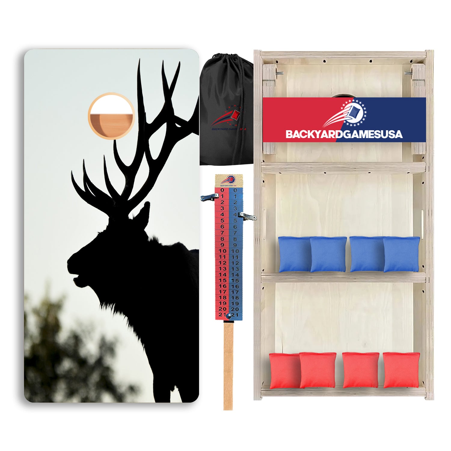 Big White Deer Professional Cornhole Boards