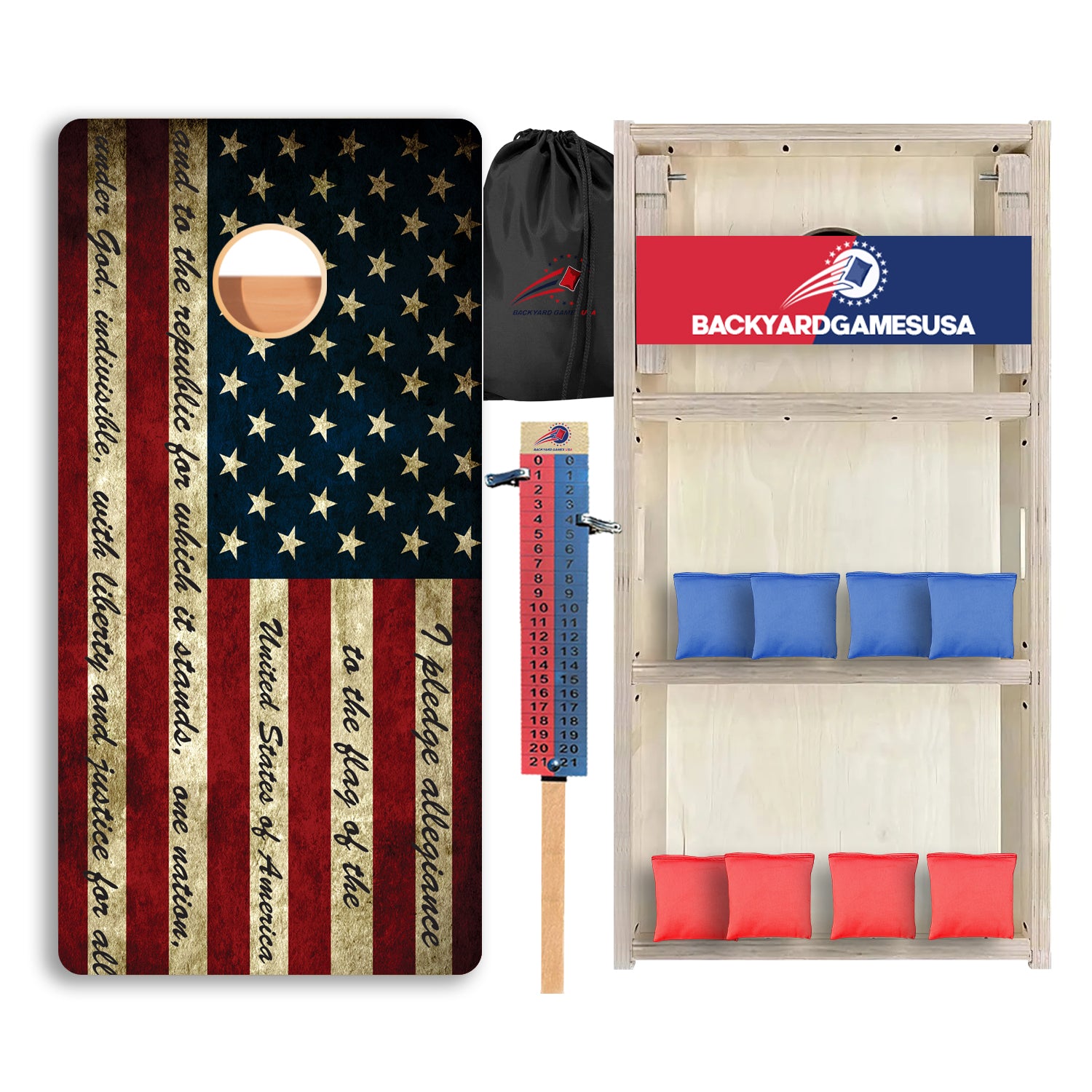 Pledge of Allegiance Professional Cornhole Boards