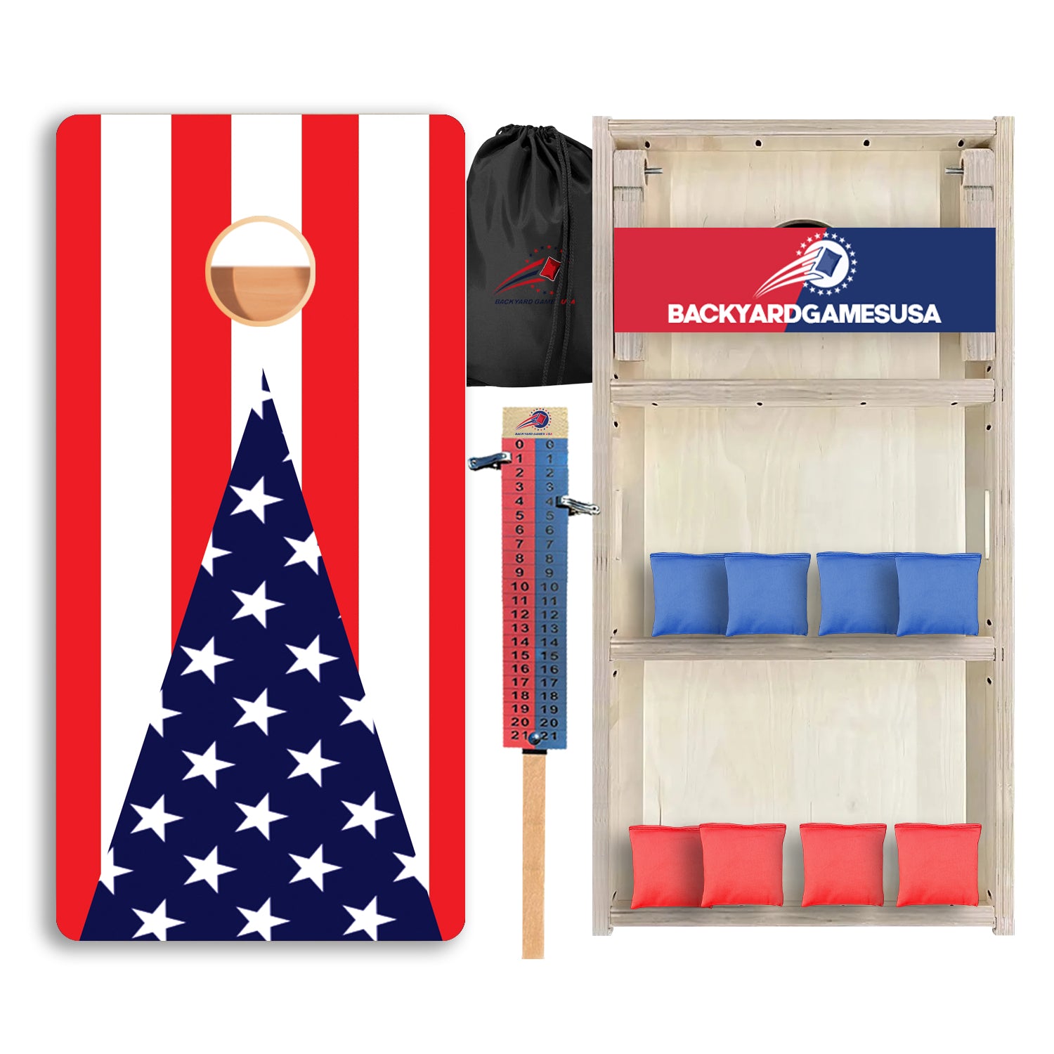 Stars Stripes Professional Cornhole Boards