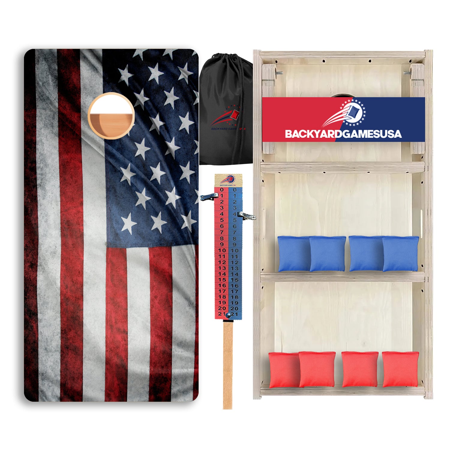 USA Flag Professional Cornhole Boards