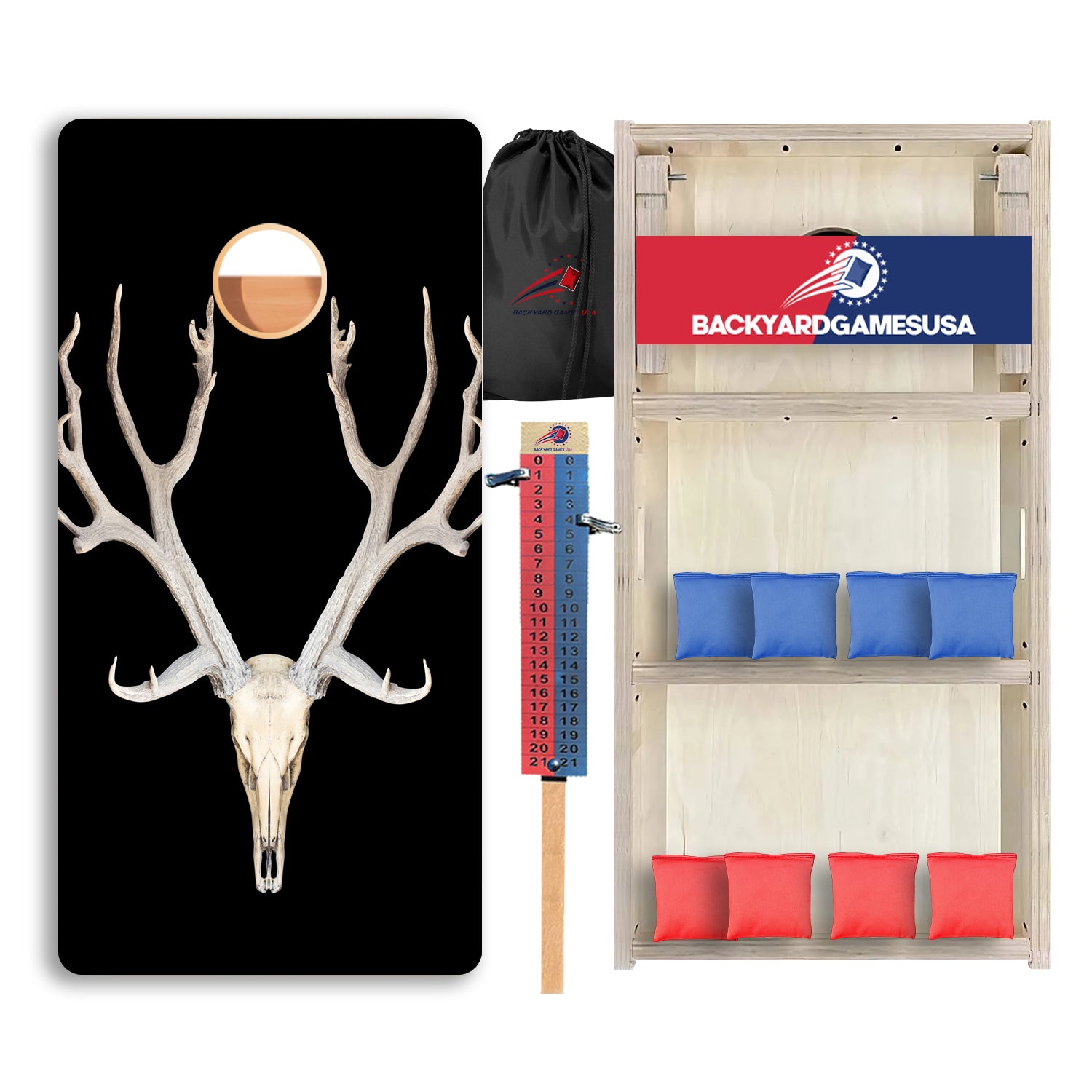 Deer Skull Professional Cornhole Boards