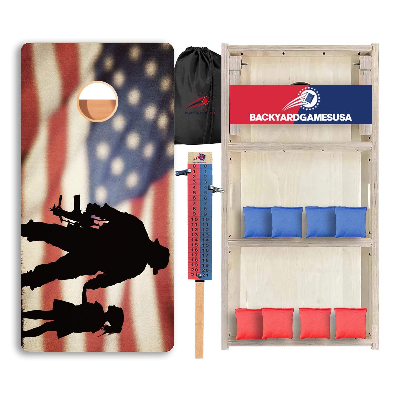 Soldier Daughter Flag Professional Cornhole Boards