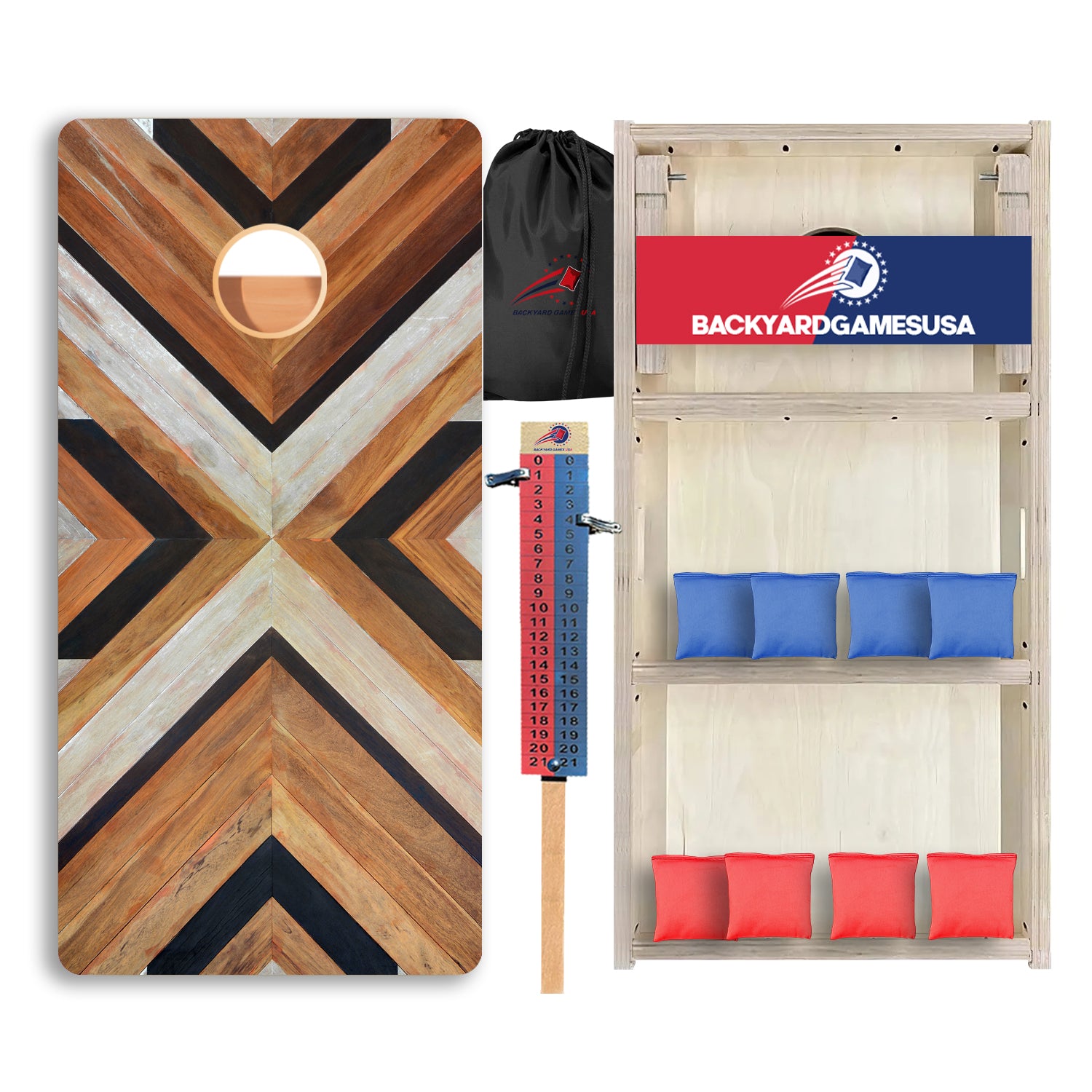 4 Piece Wood Professional Cornhole Boards