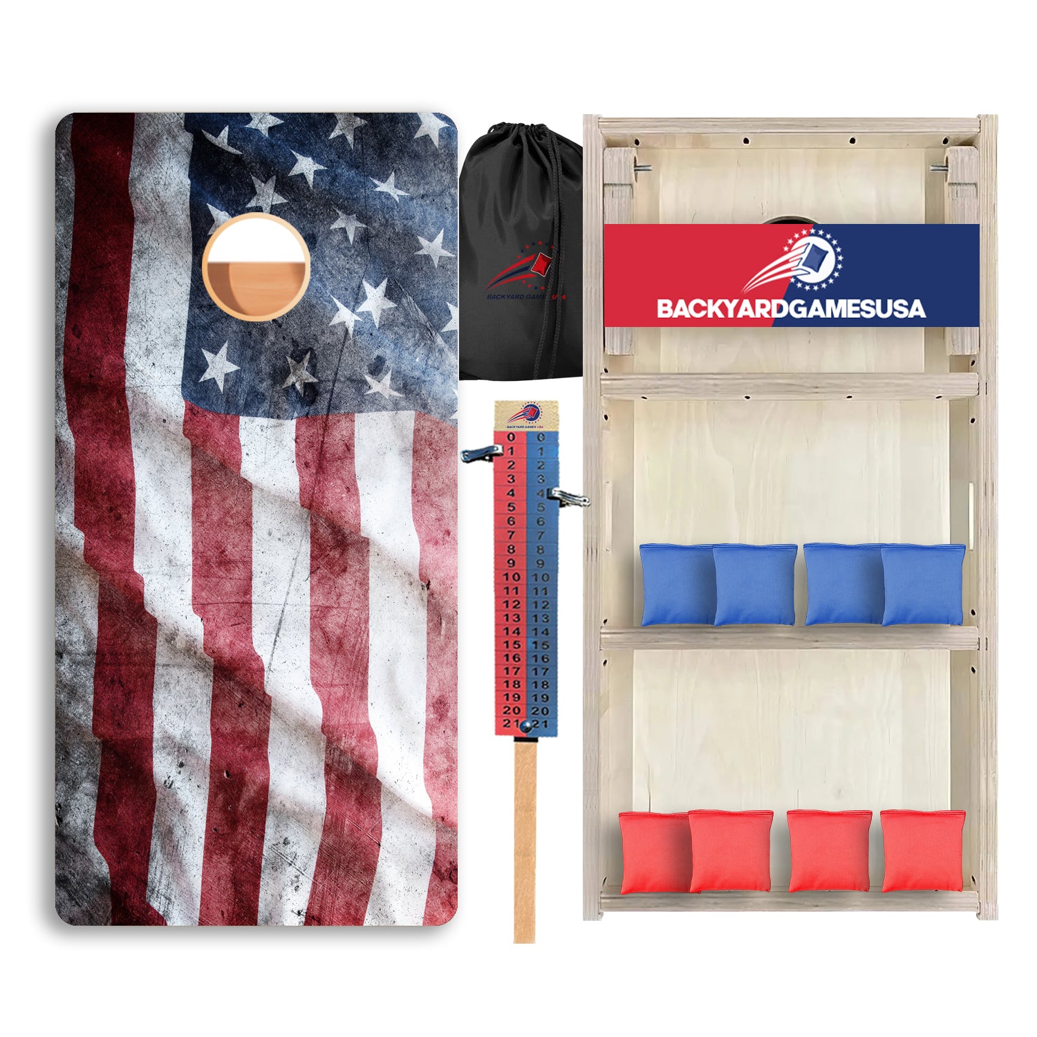 Fading Flag Professional Cornhole Boards