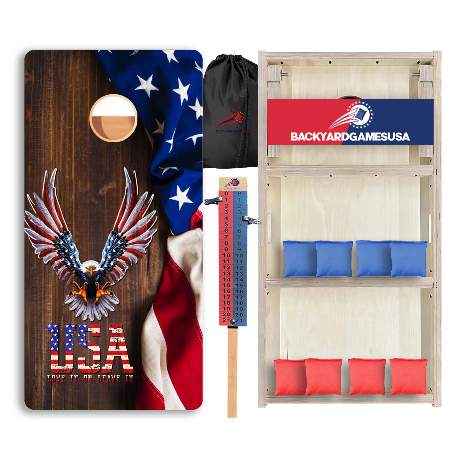 Eagle Love It Or Leave Professional Cornhole Boards