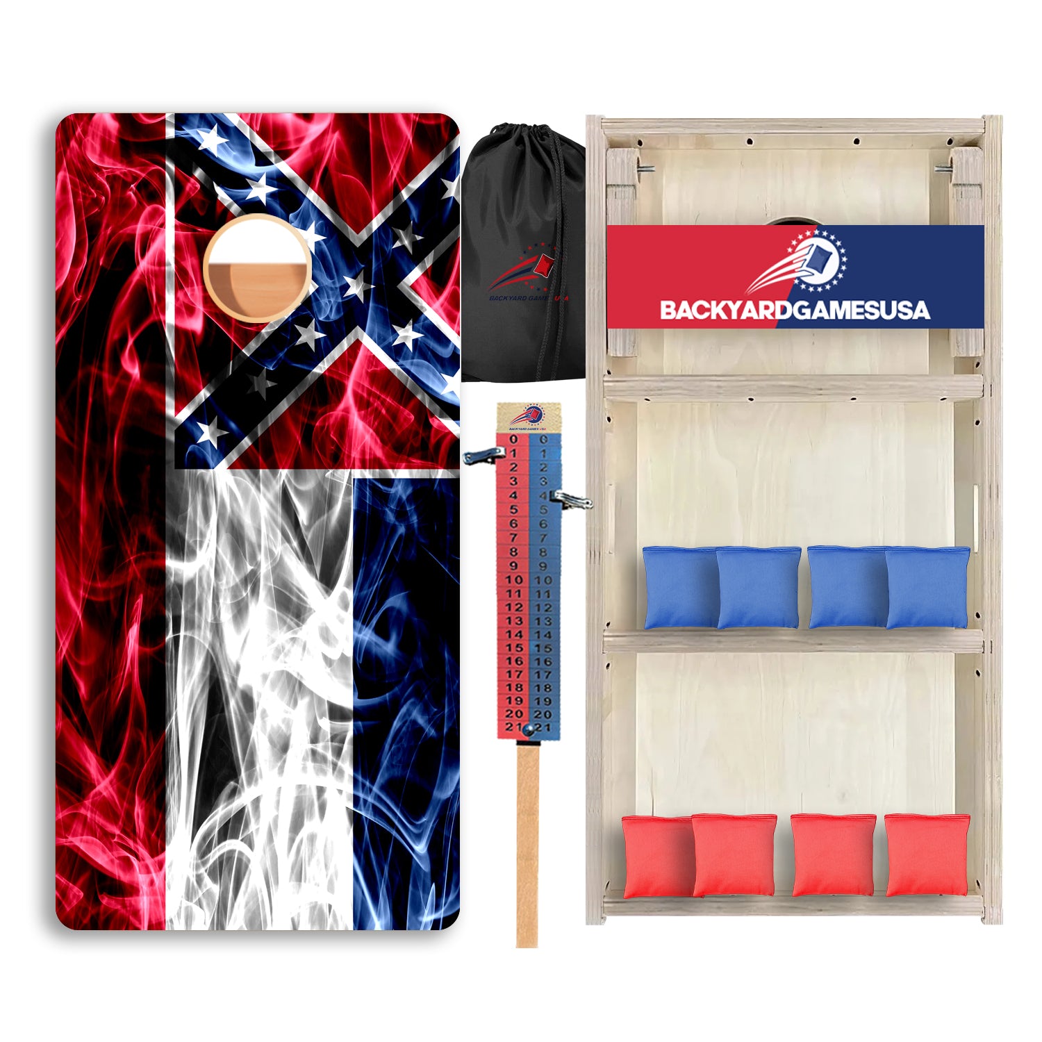 Mississippi Windy Flag Professional Cornhole Boards