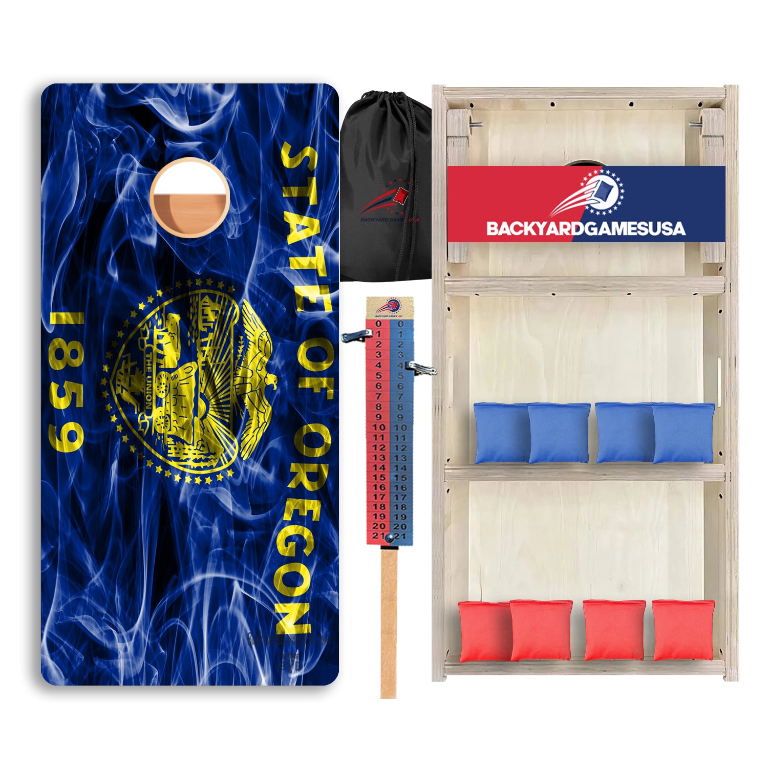 Oregon Windy Flag Professional Cornhole Boards