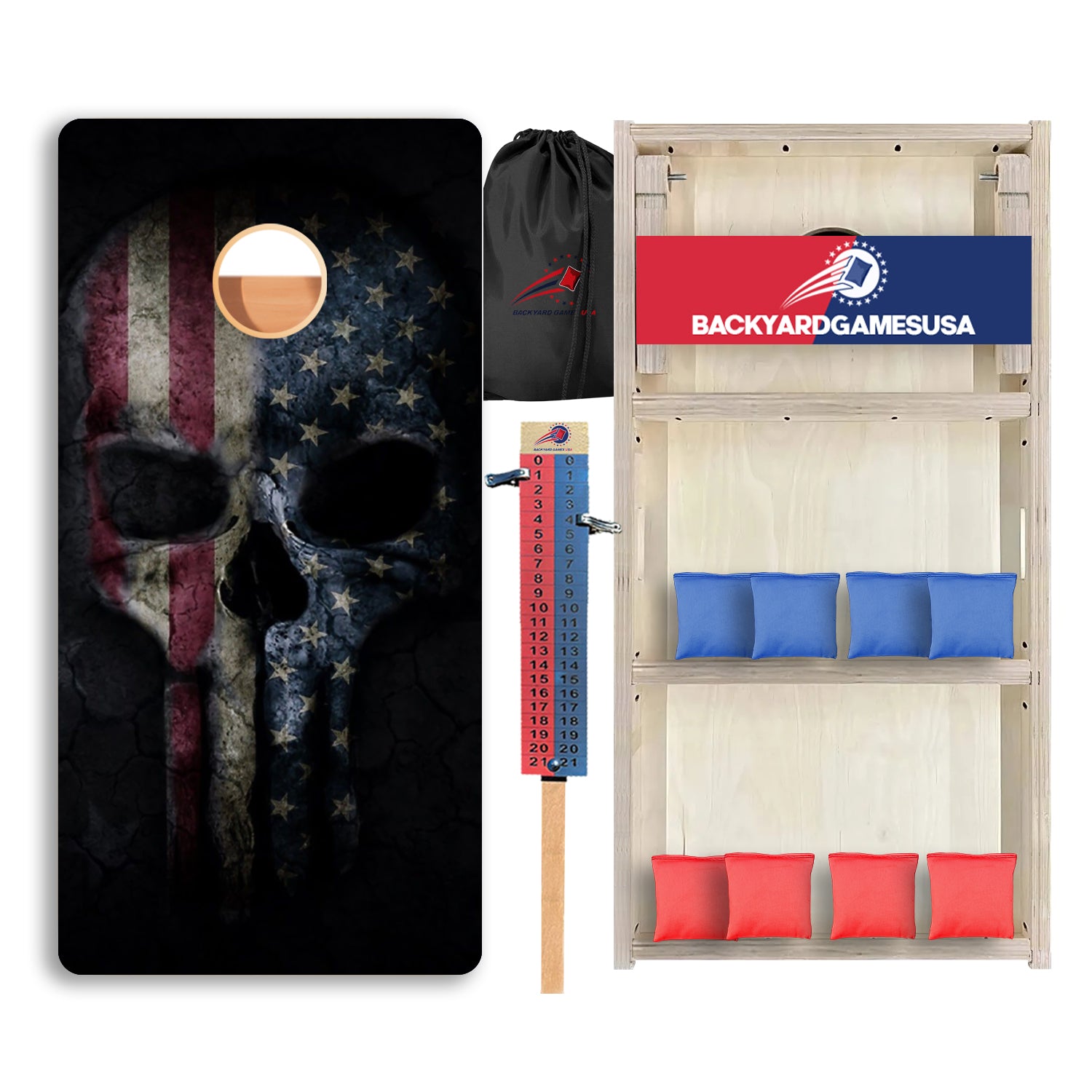 Faded Skull Professional Cornhole Boards