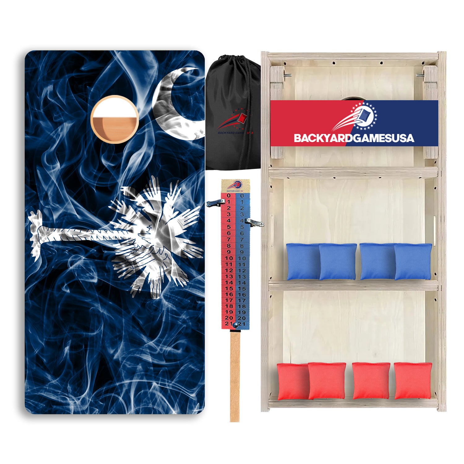 South Carolina Windy Flag Professional Cornhole Boards