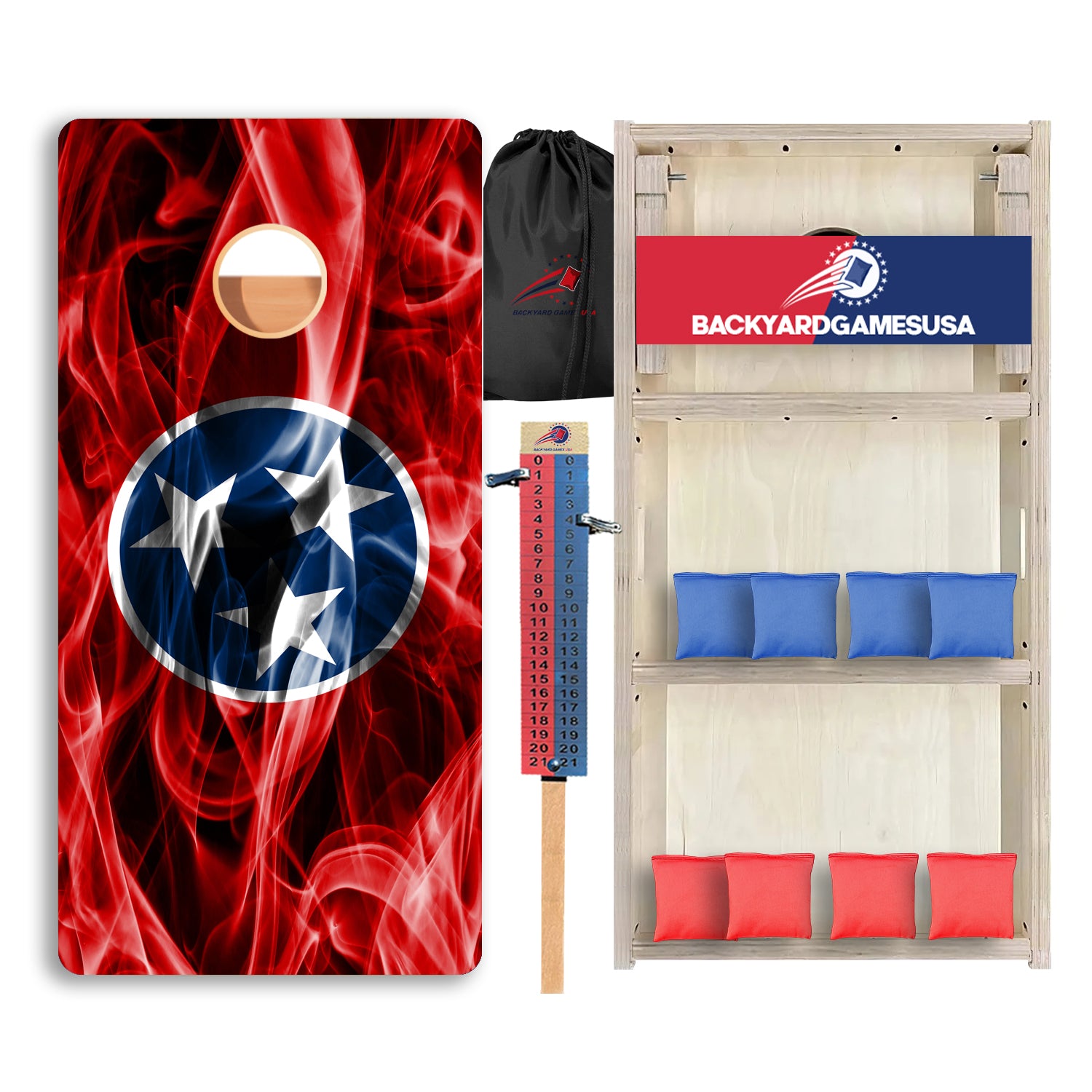 Tennessee Windy Flag Professional Cornhole Boards