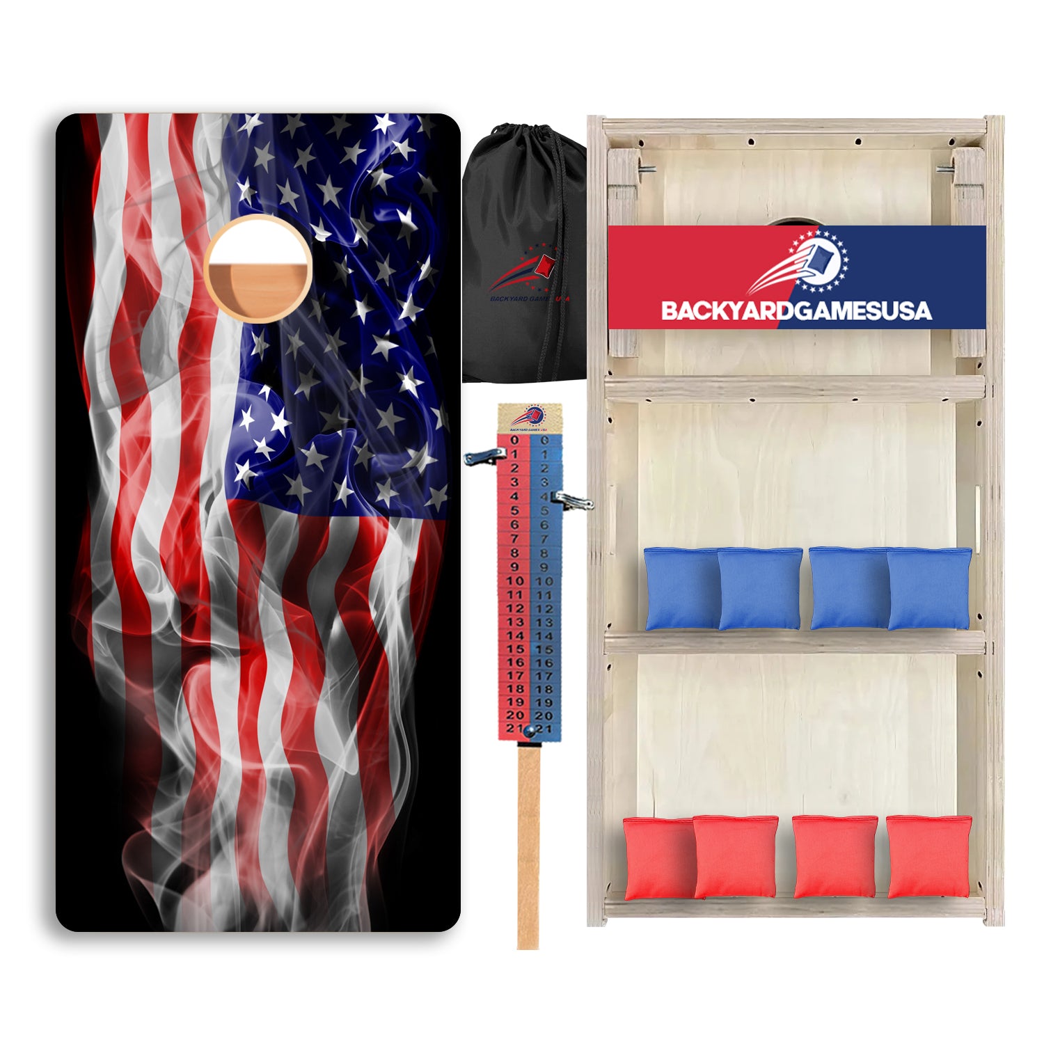 Windy US Flag Windy Flag Professional Cornhole Boards