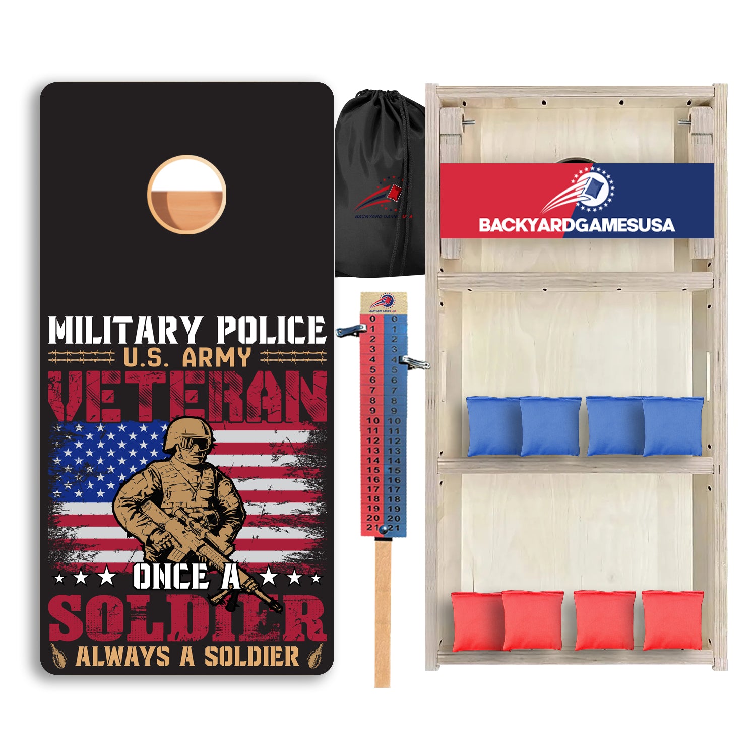 Military Power Veteran Professional Cornhole Boards