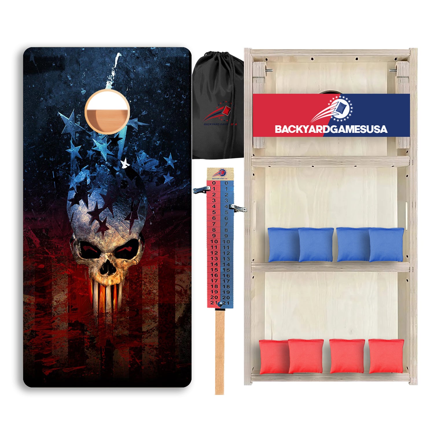 Skull Flag Professional Cornhole Boards