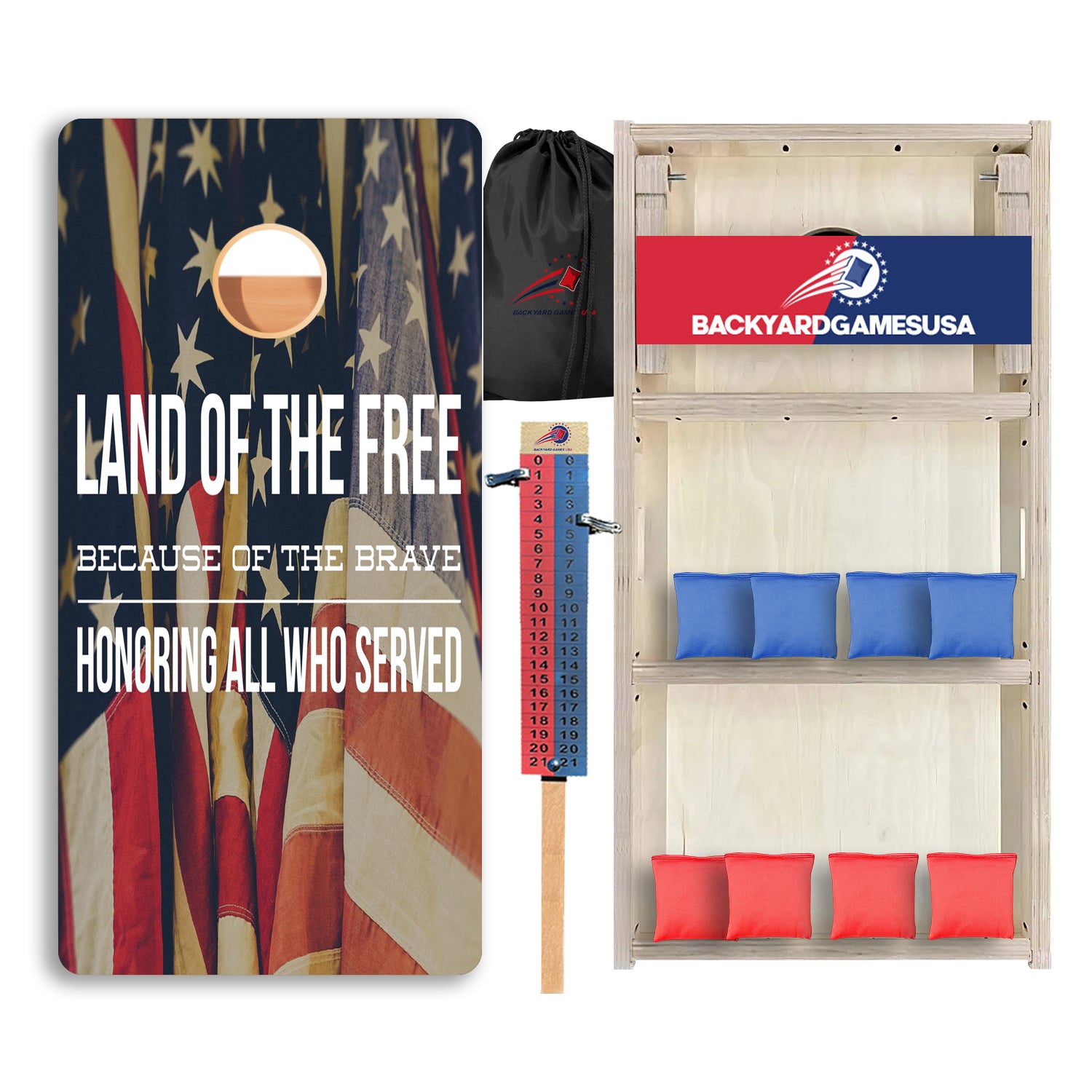 Land of Free Professional Cornhole Boards