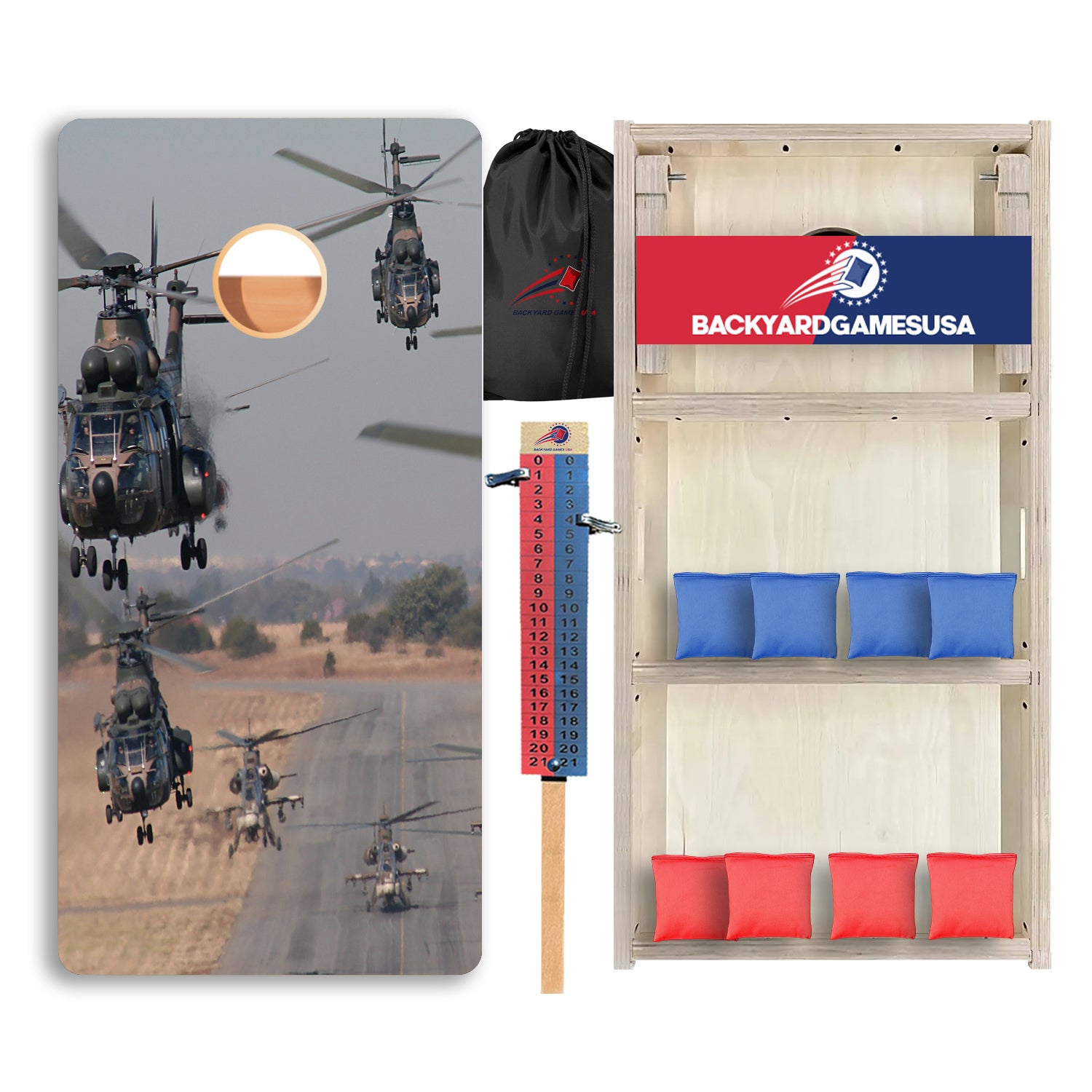 Fleet of Chopper Professional Cornhole Boards