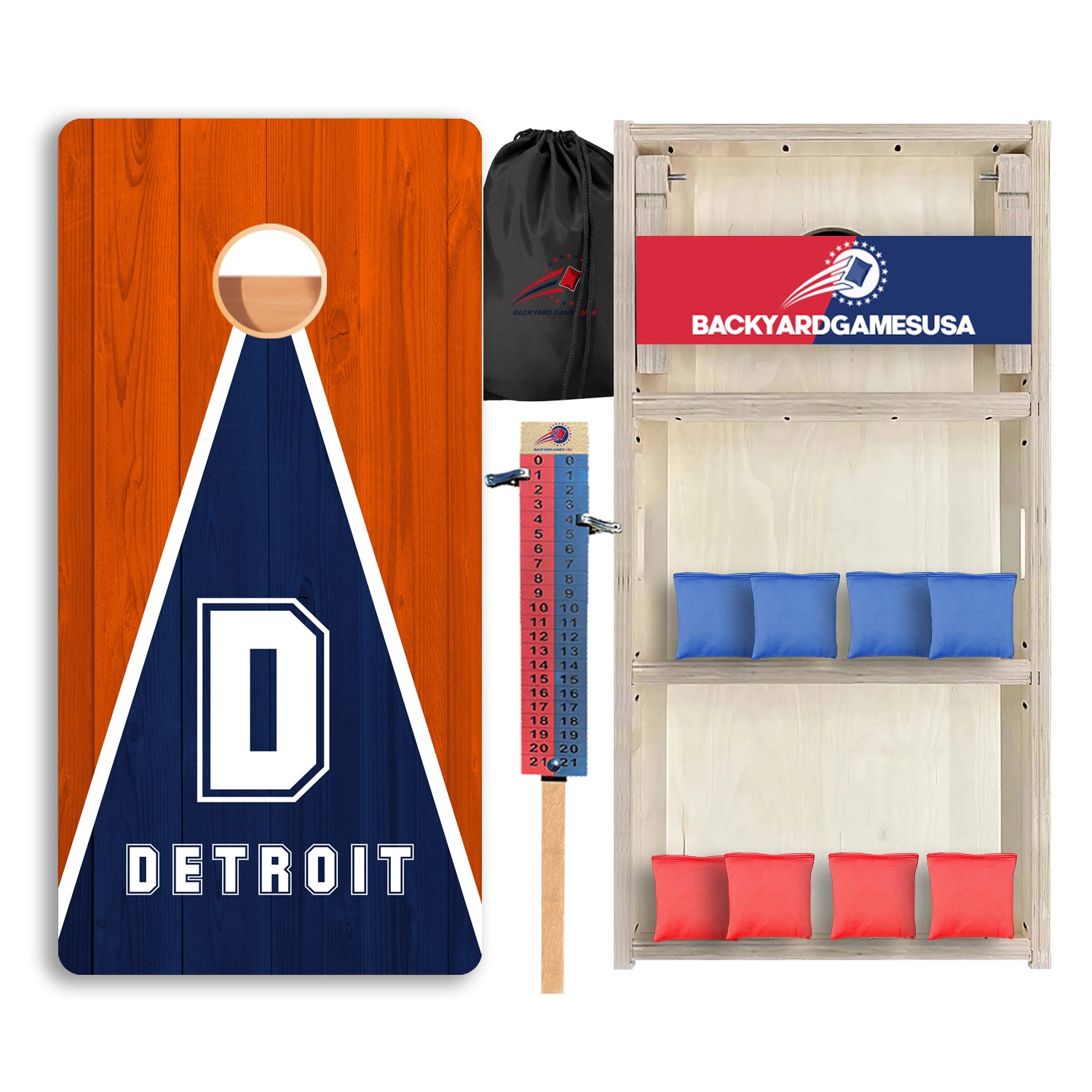 Detroit Baseball Professional Cornhole Boards