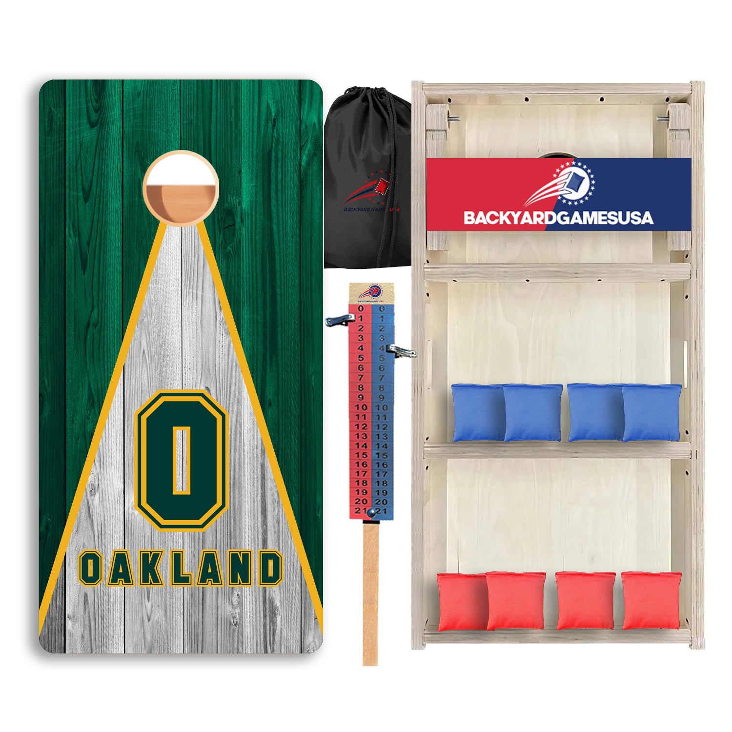 Oakland Baseball Professional Cornhole Boards