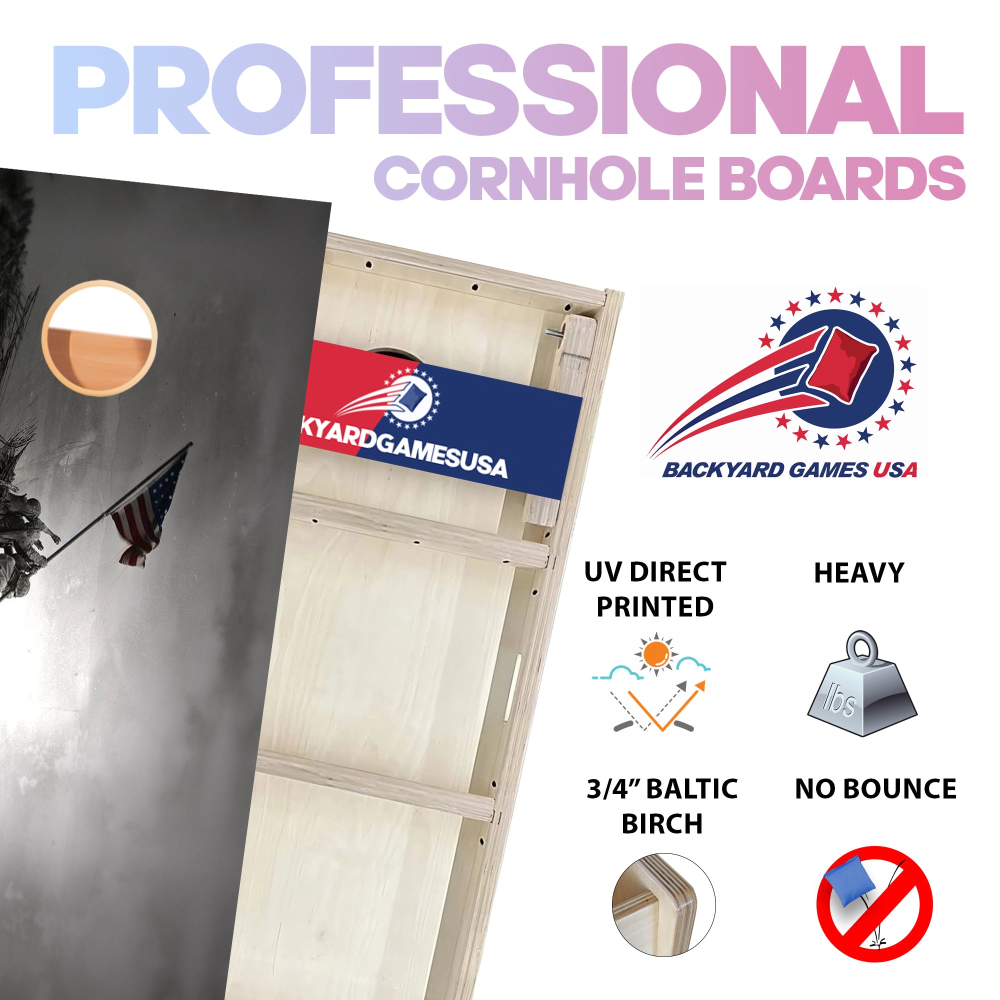 Marines Japan Professional Cornhole Boards