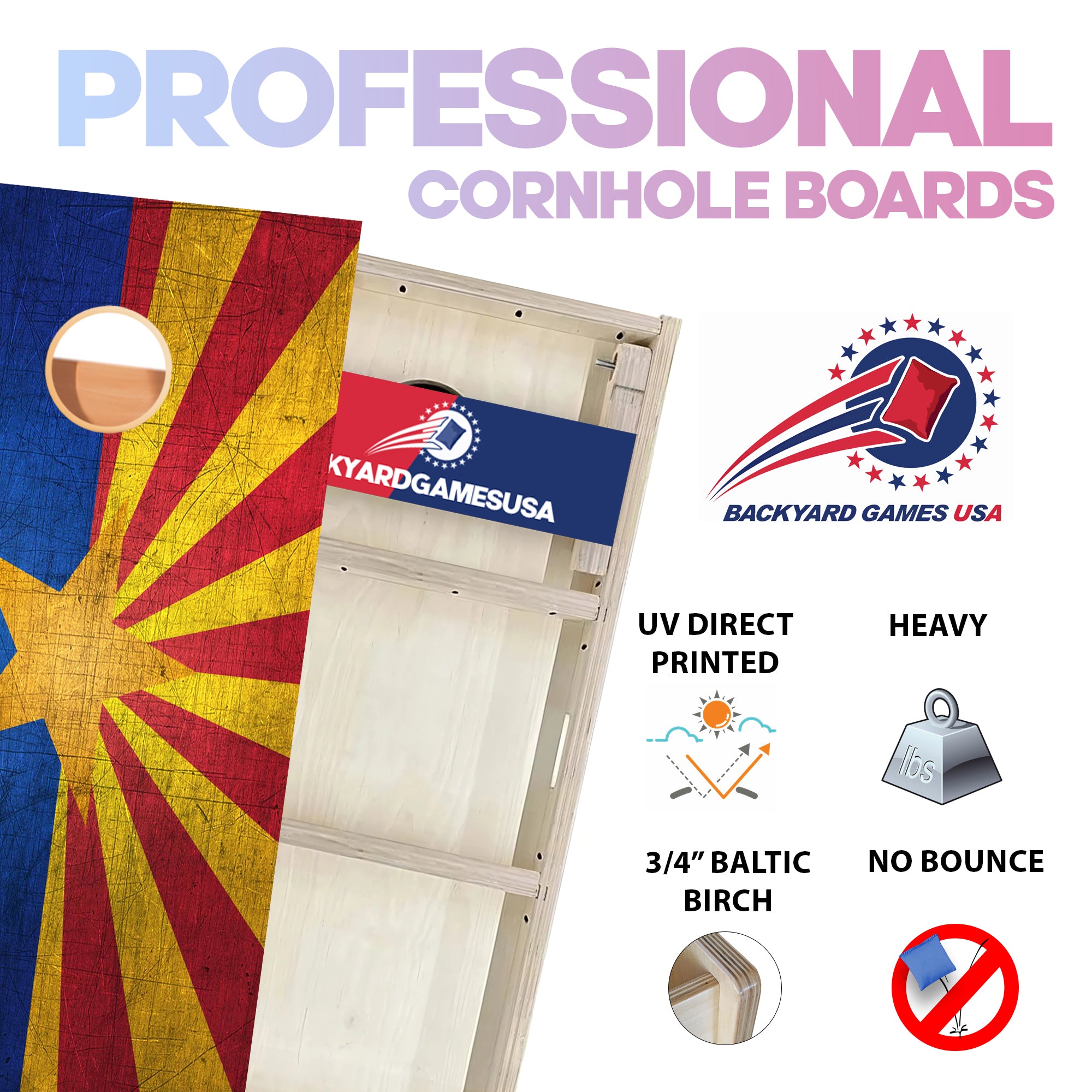 Arizona Professional Cornhole Boards