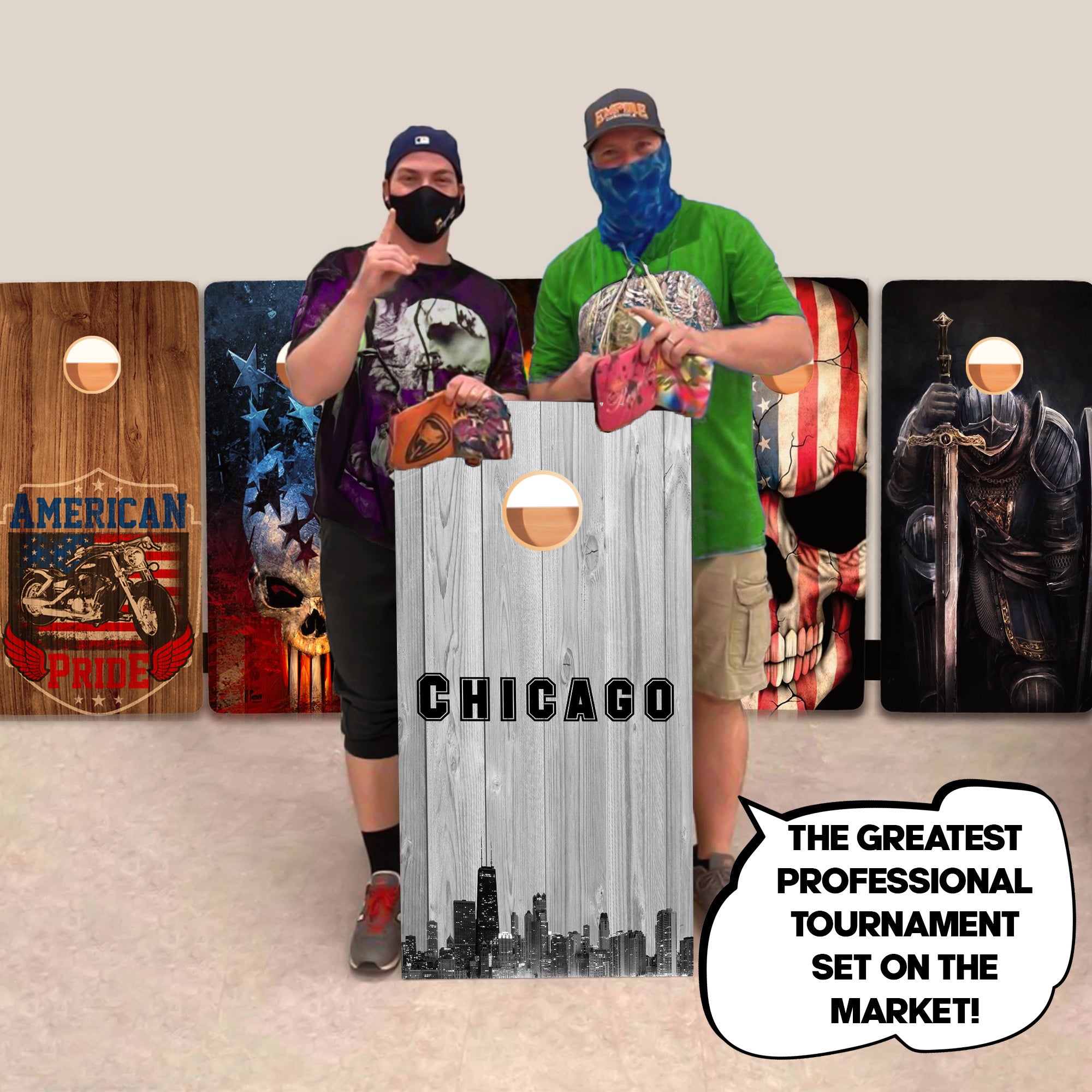 White Sox Professional Cornhole Boards