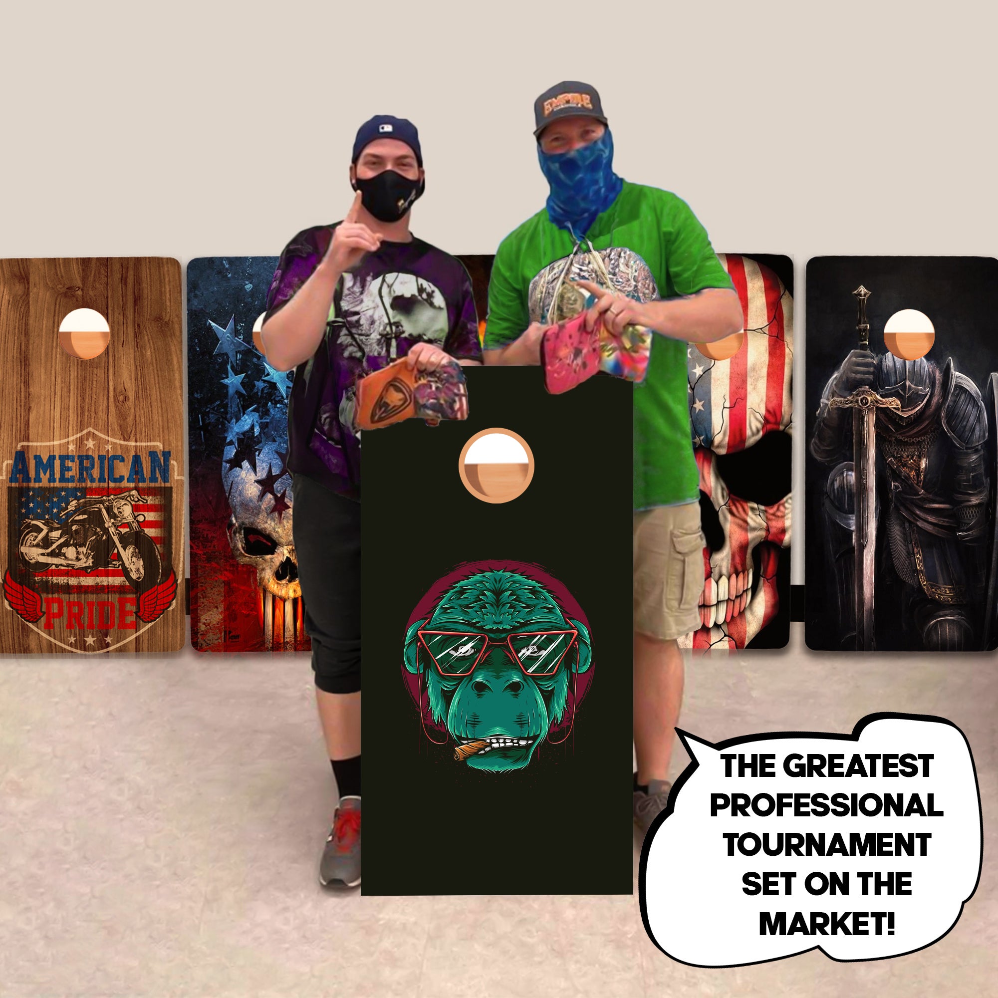 Smoking Ape Professional Cornhole Boards