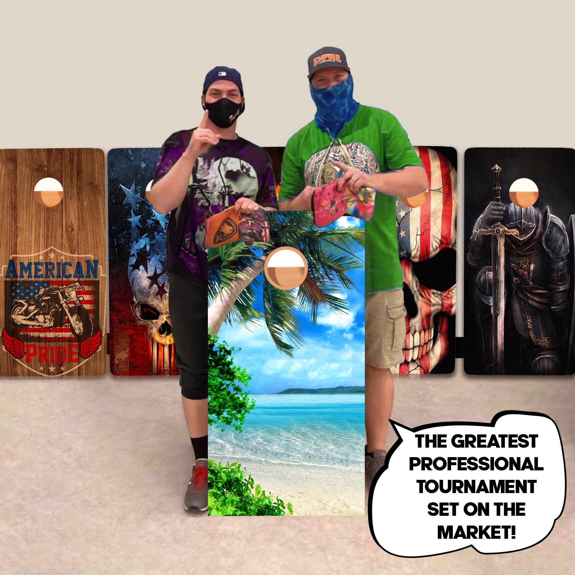 Palm Ocean Professional Cornhole Boards