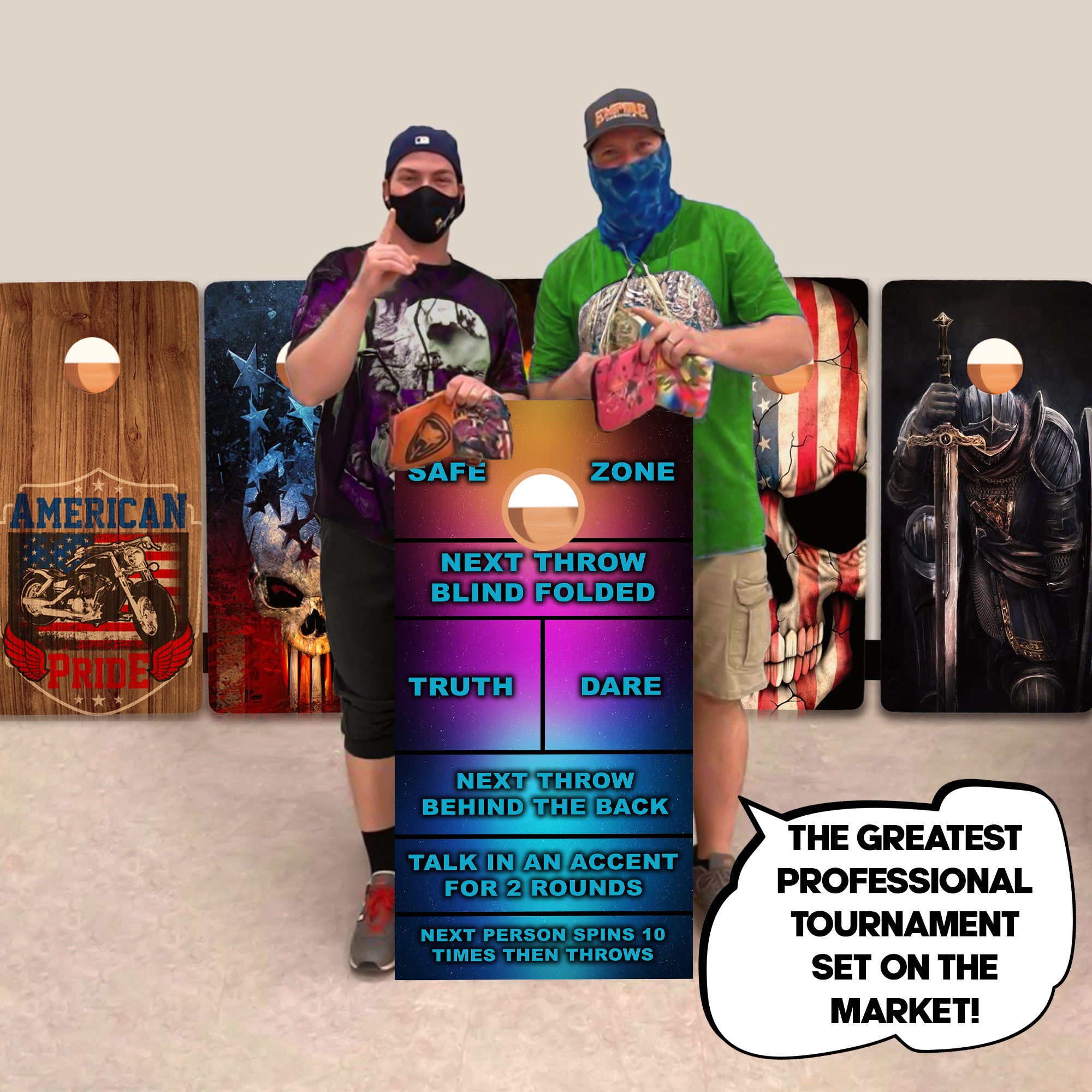 Drinking Game Professional Cornhole Boards