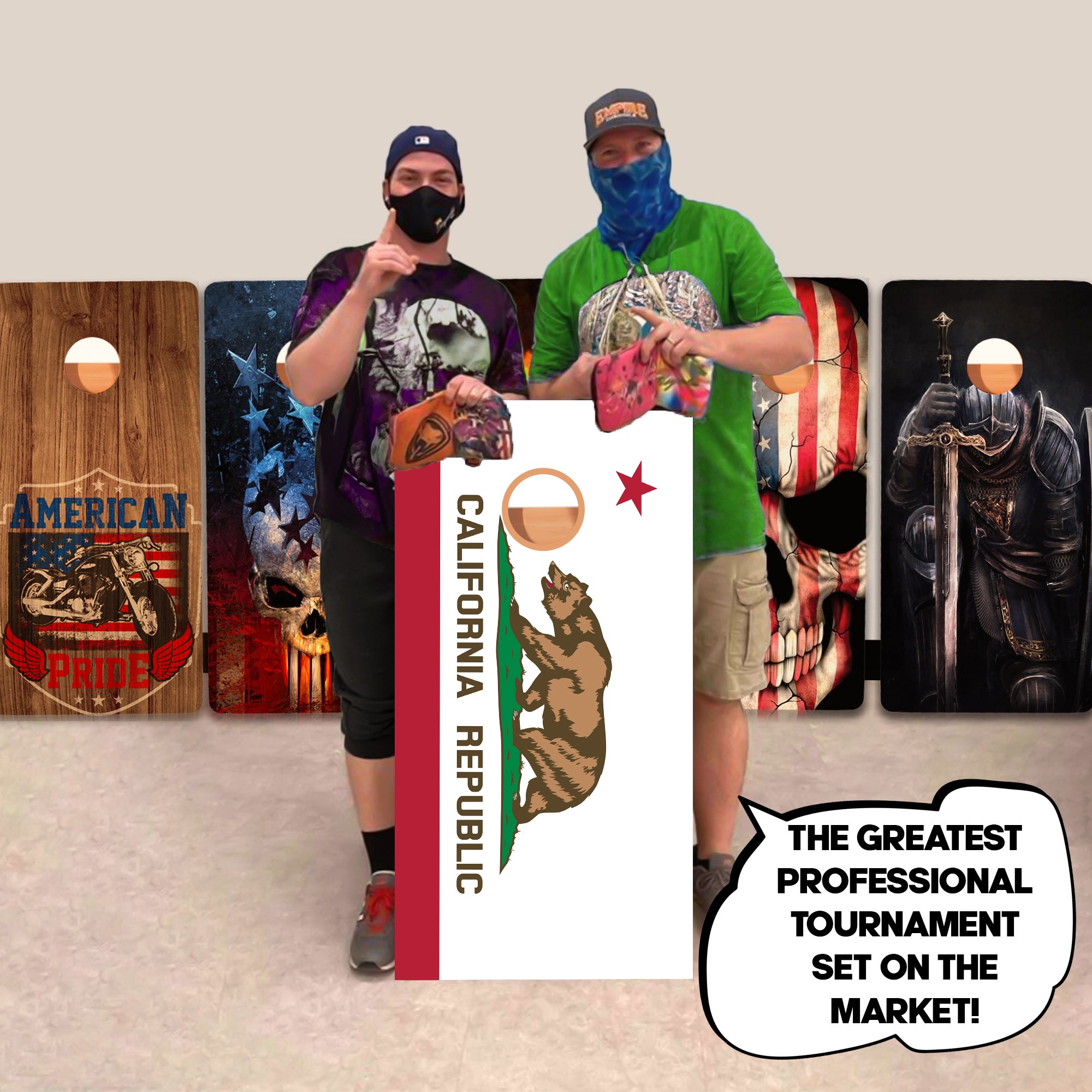 California Professional Cornhole Boards