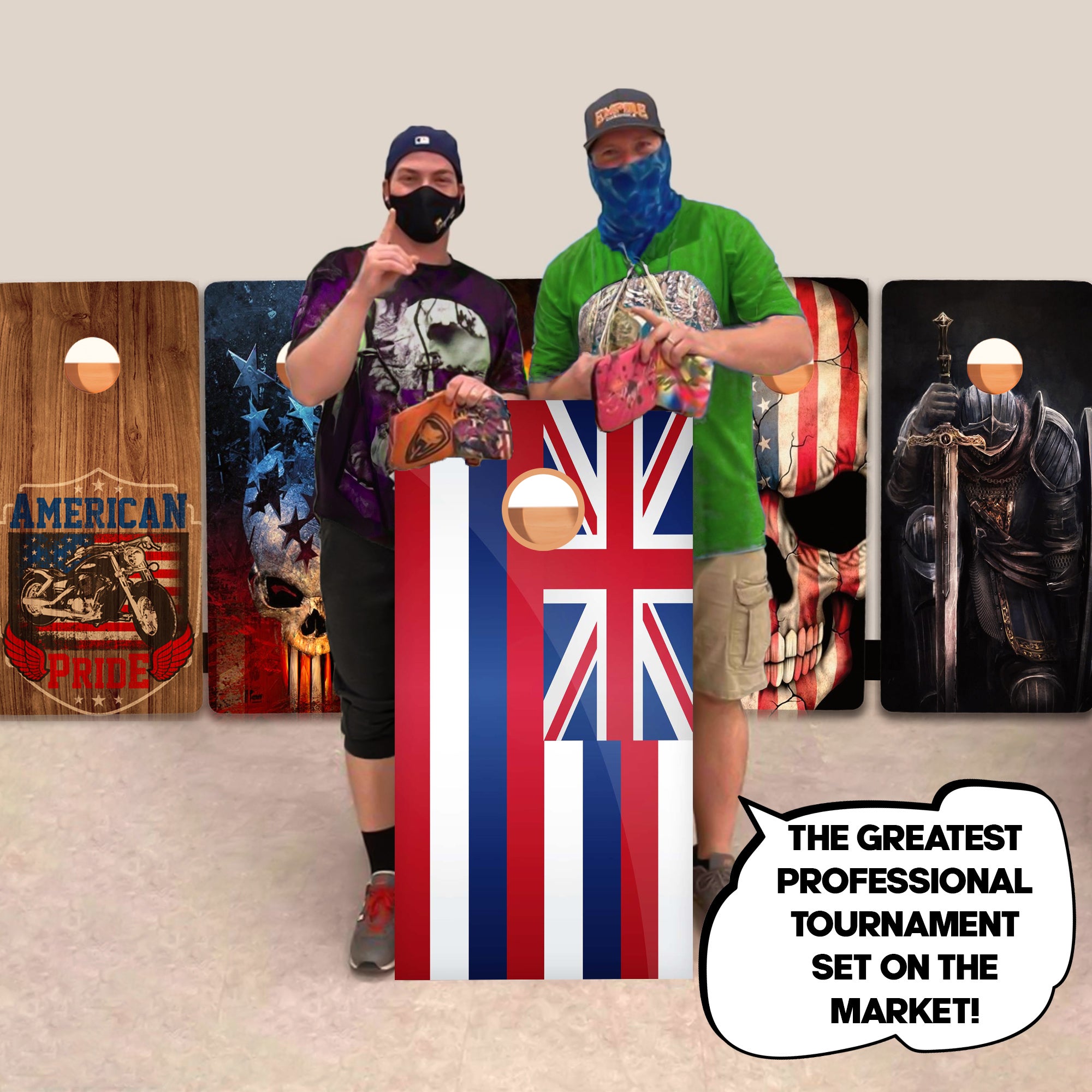 Hawaii Professional Cornhole Boards