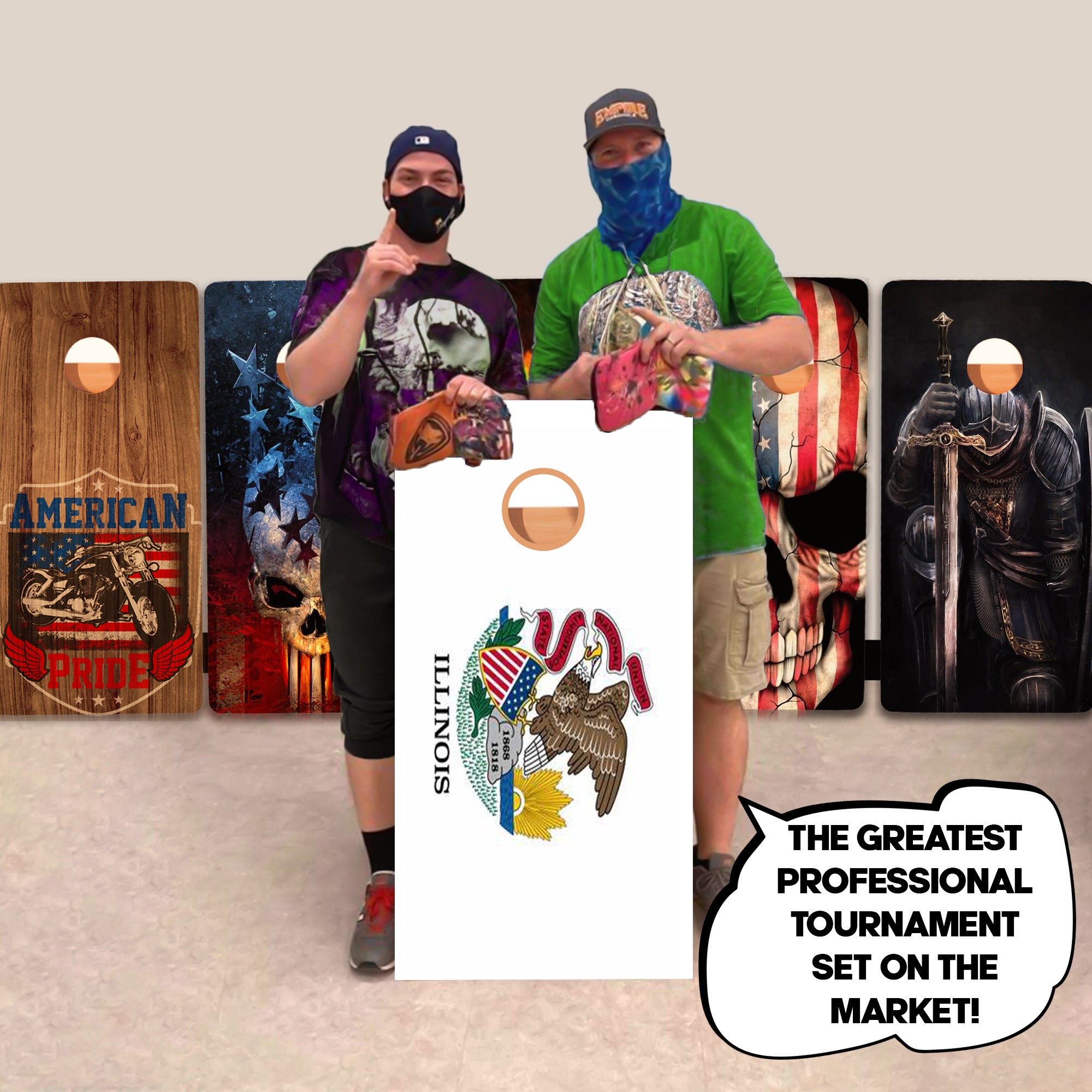 Illinois Professional Cornhole Boards