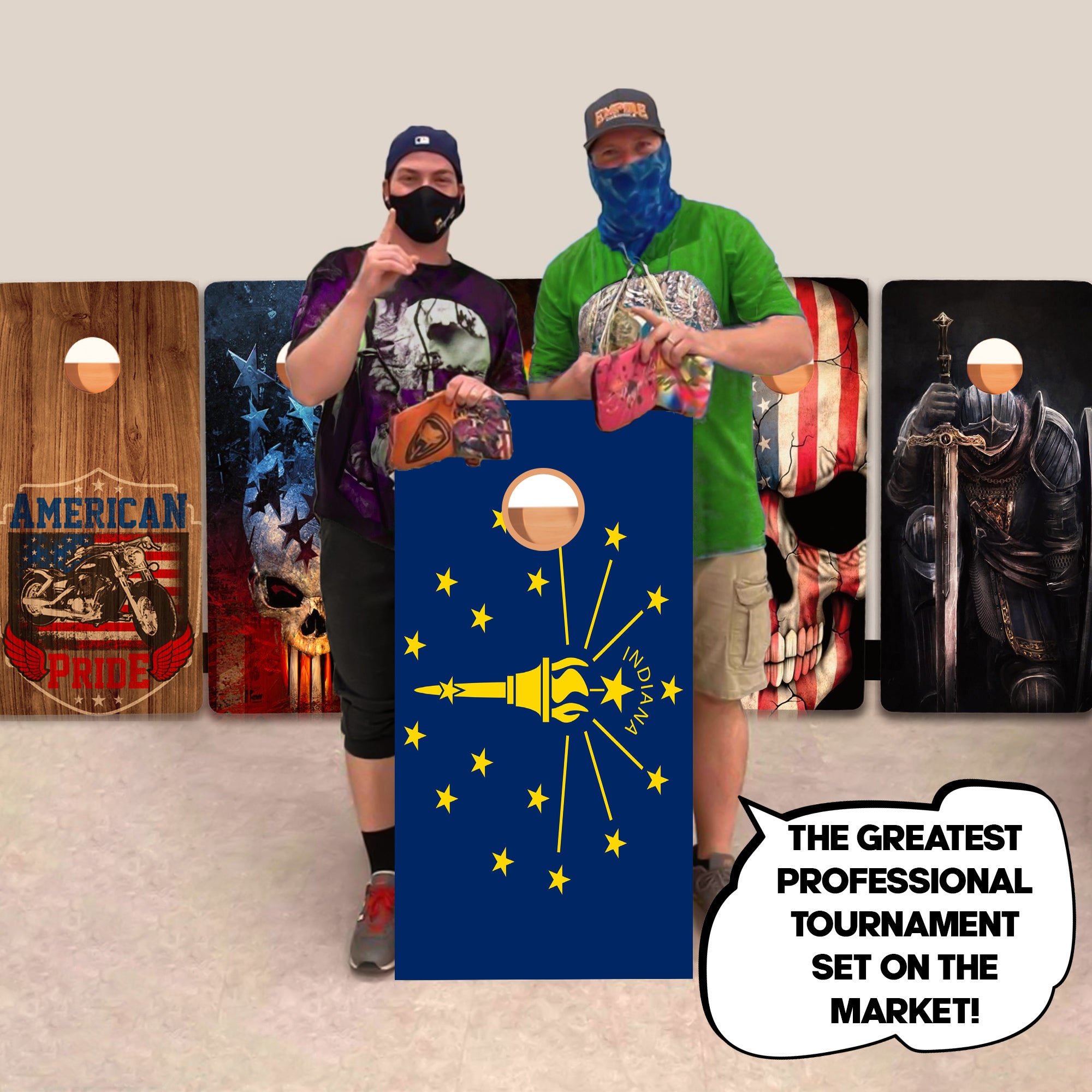 Indiana Professional Cornhole Boards