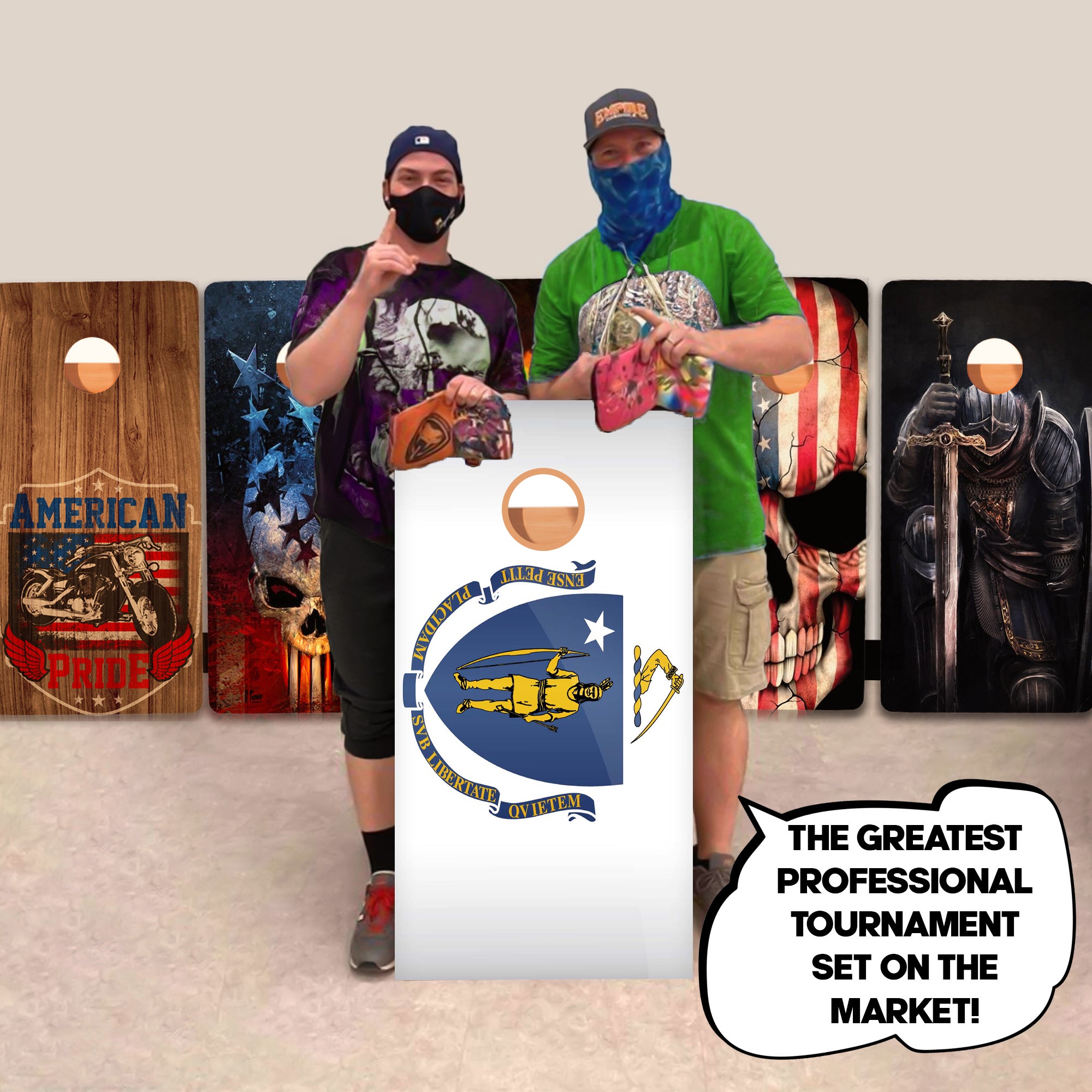 Massachusetts Professional Cornhole Boards