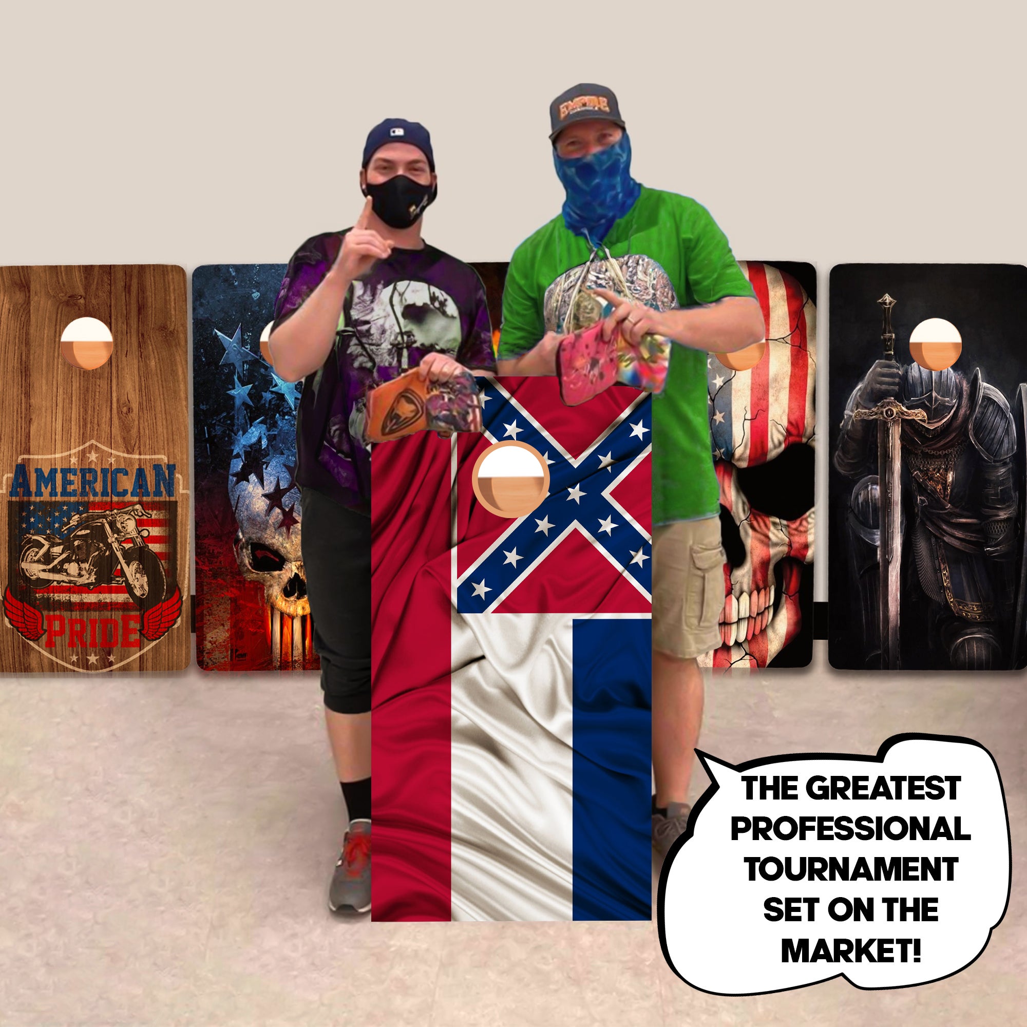 Mississippi Professional Cornhole Boards