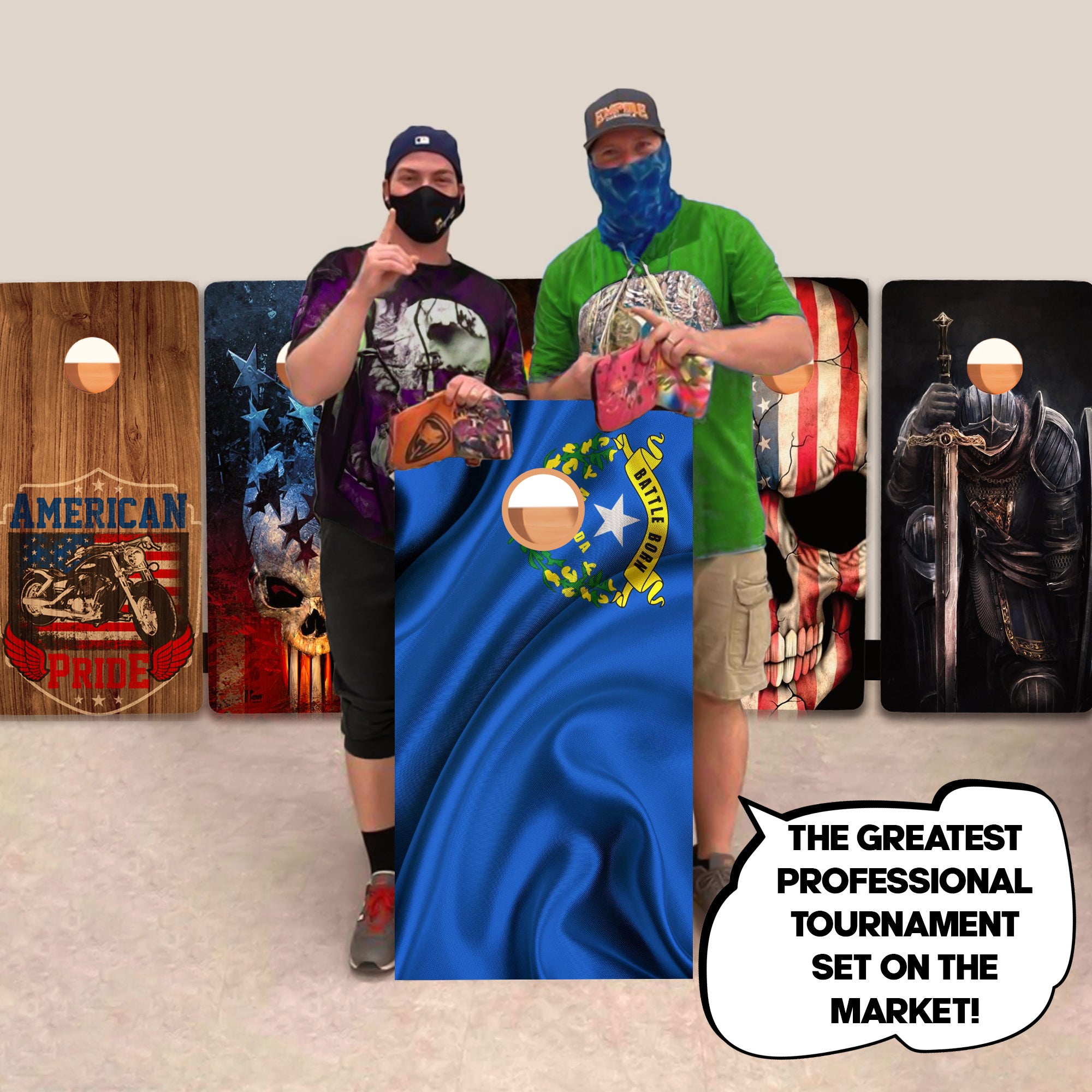 Nevada Professional Cornhole Boards