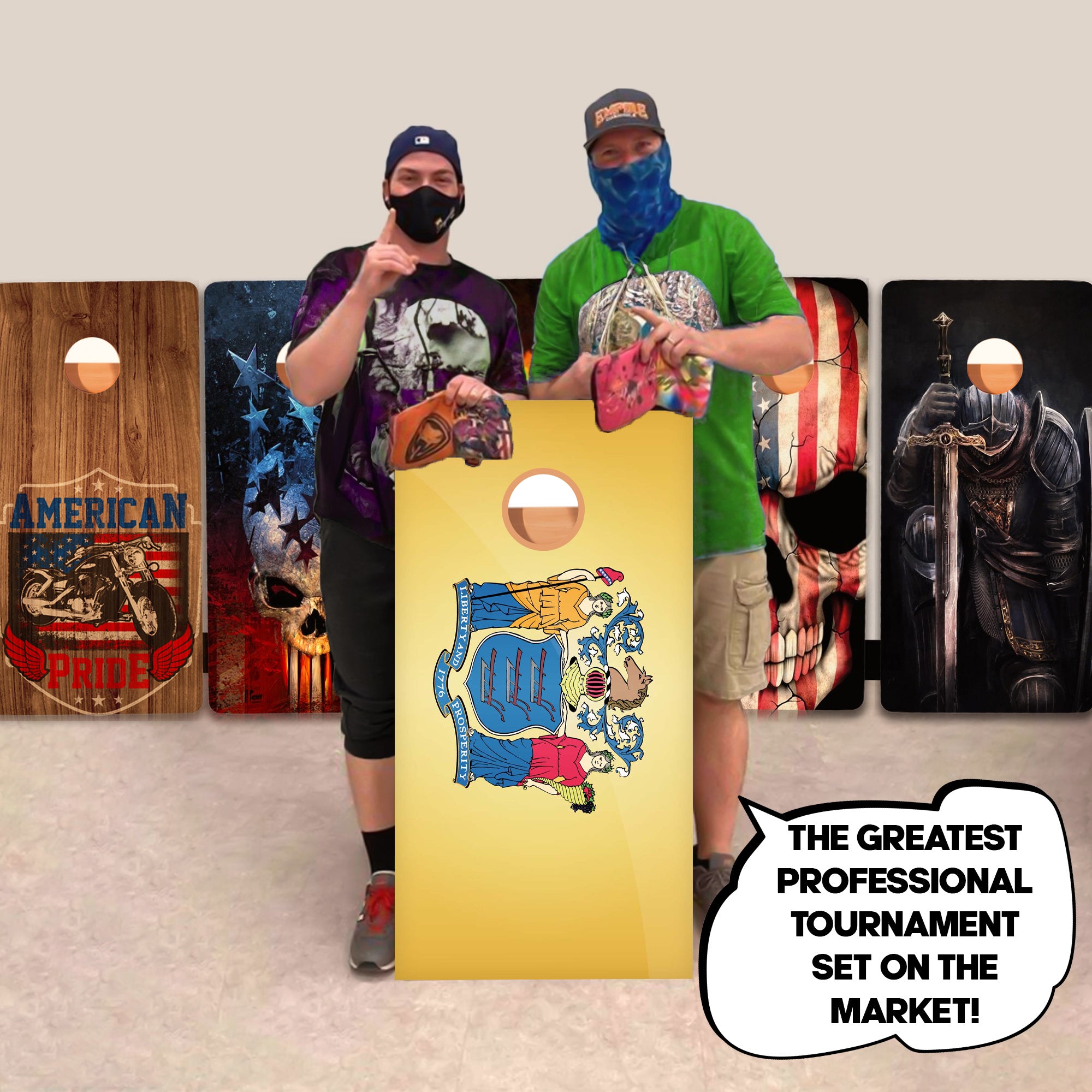 New Jersey Professional Cornhole Boards