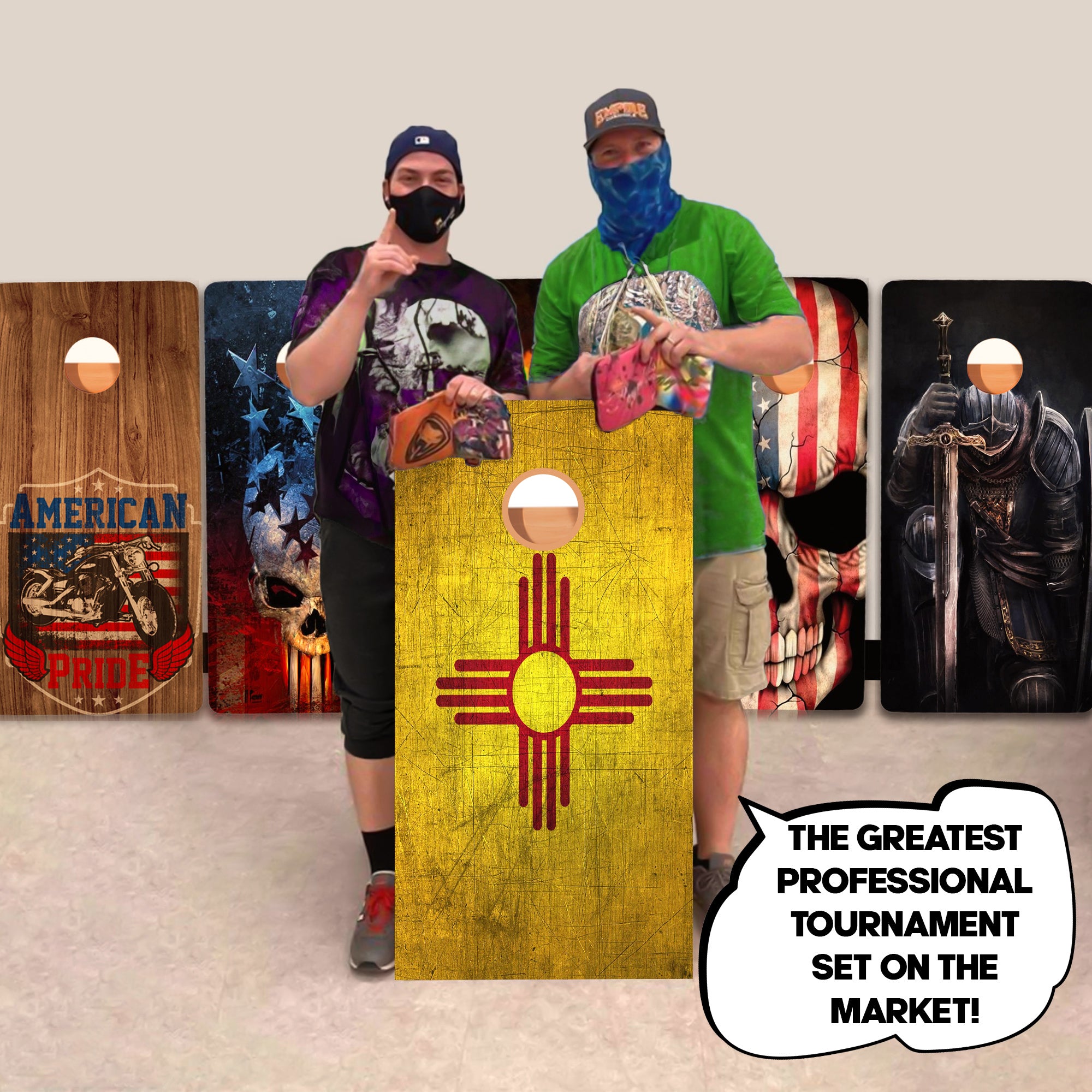 New Mexico Professional Cornhole Boards