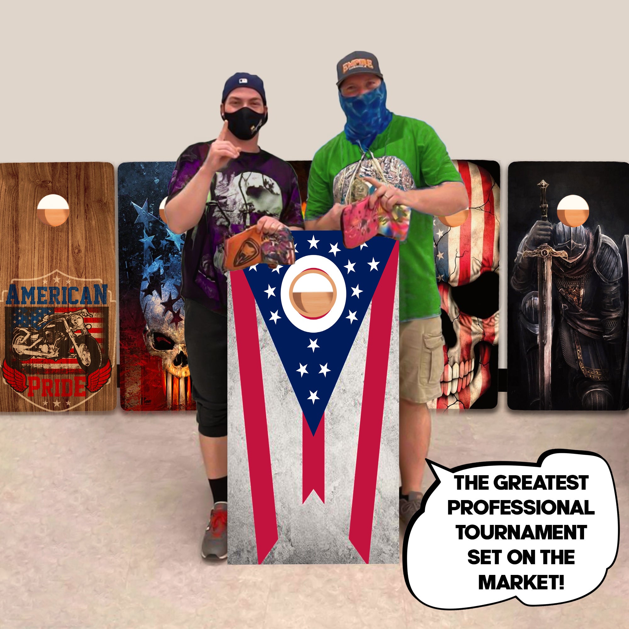 Ohio Professional Cornhole Boards