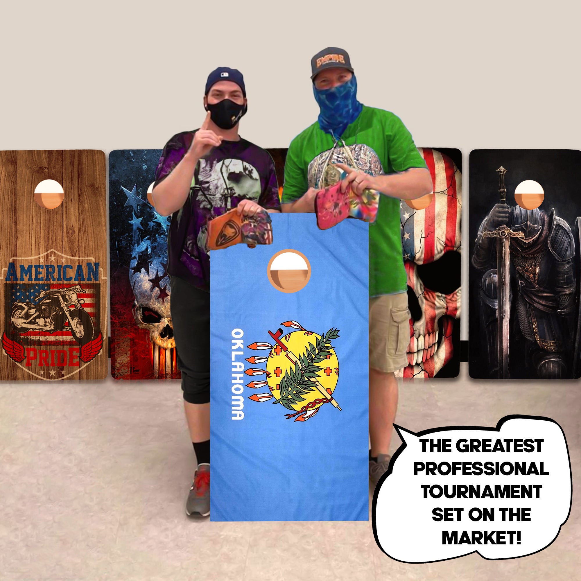 Oklahoma Professional Cornhole Boards