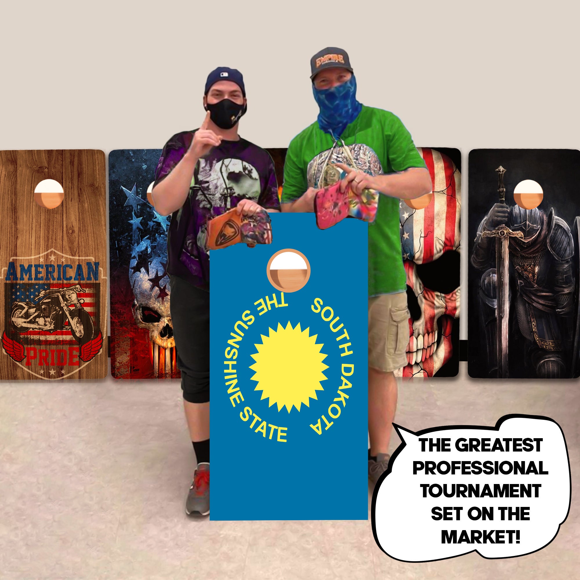 South Dakota Professional Cornhole Boards