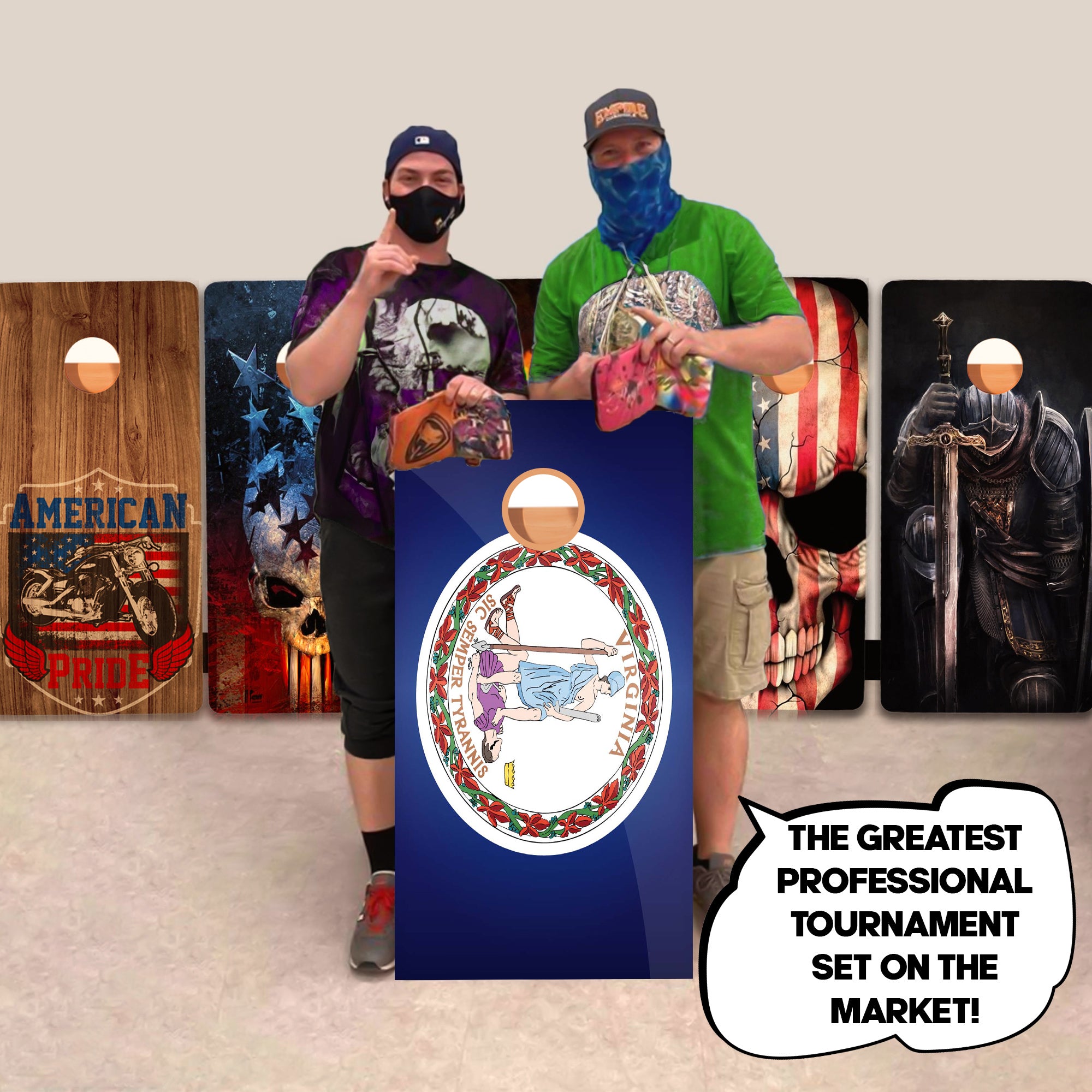 Virginia Professional Cornhole Boards