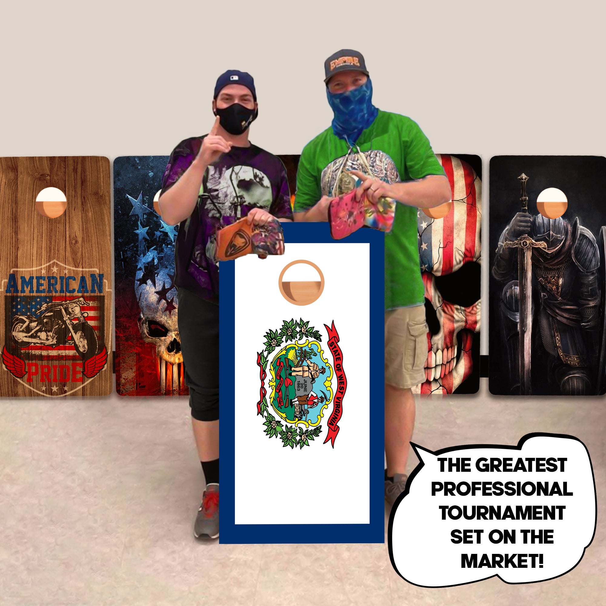 West Virginia Professional Cornhole Boards